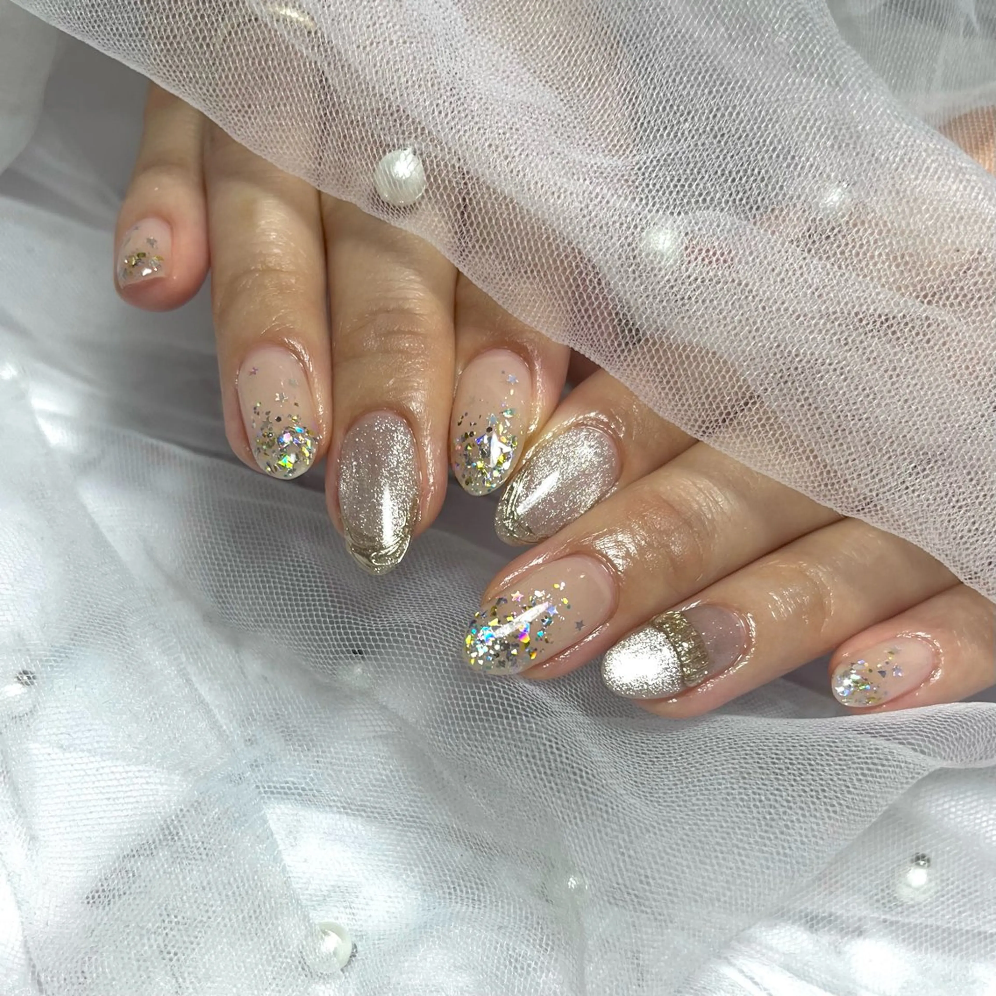 ネイル ハンドネイル nail salon ciel&saintのネイルデザイン