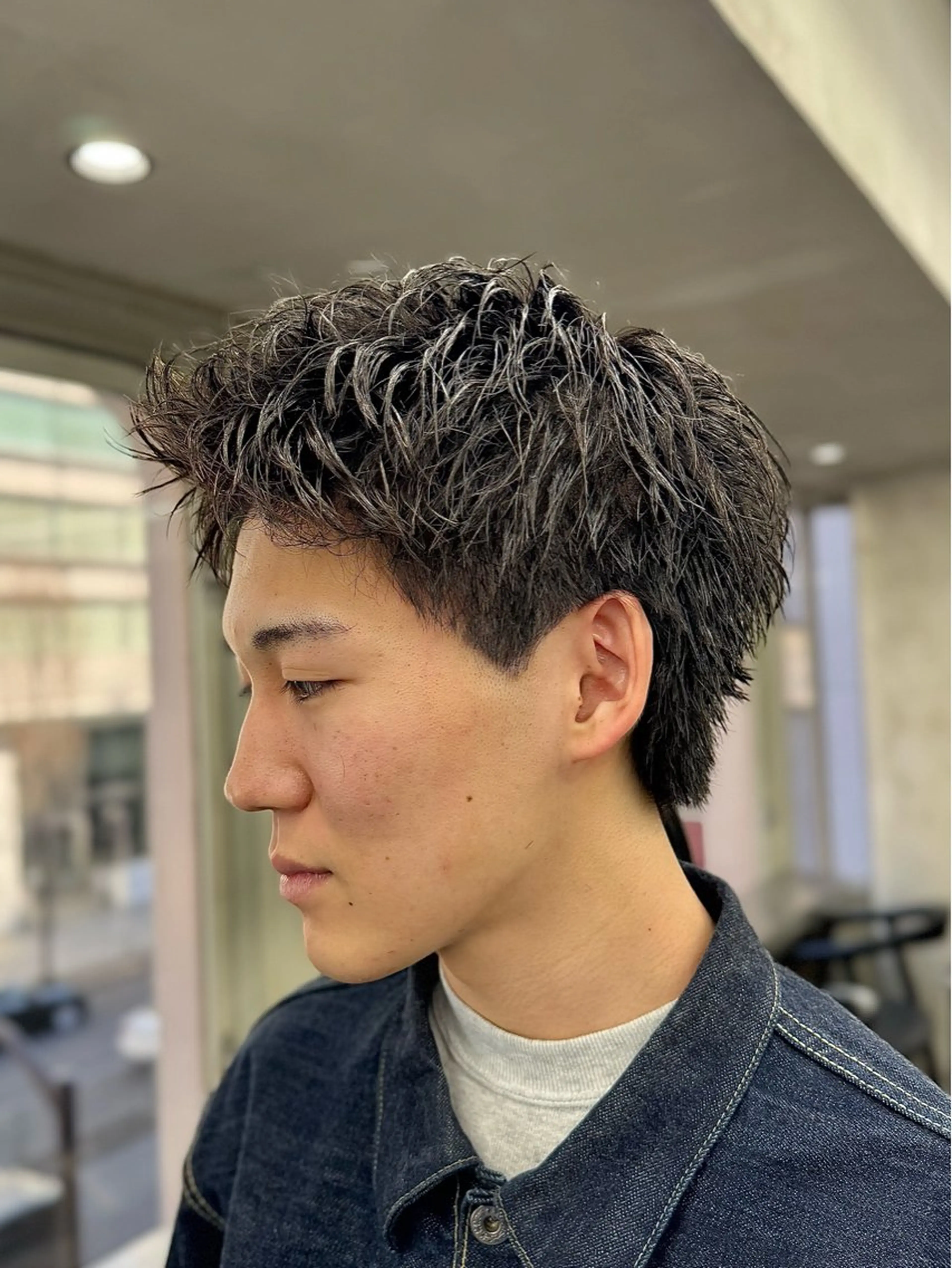 メンズ 似合わせカット/ ハイトーン/aoiのヘアスタイル