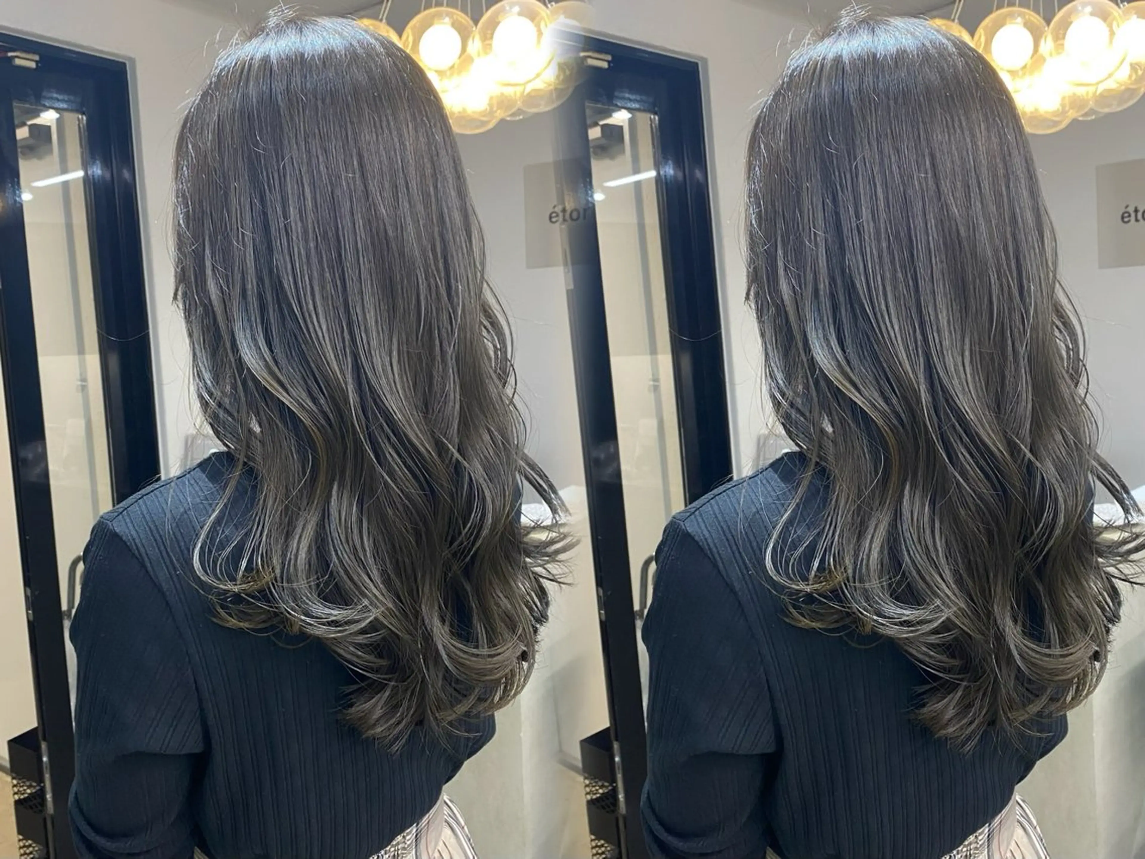 ロング カラー 透明感カラー グレージュ オリーブグレージュ オリーブグレー カット ヘアカラー トリートメント レイヤー×髪質改善✨ 渋谷/佐藤侑哉のヘアスタイル