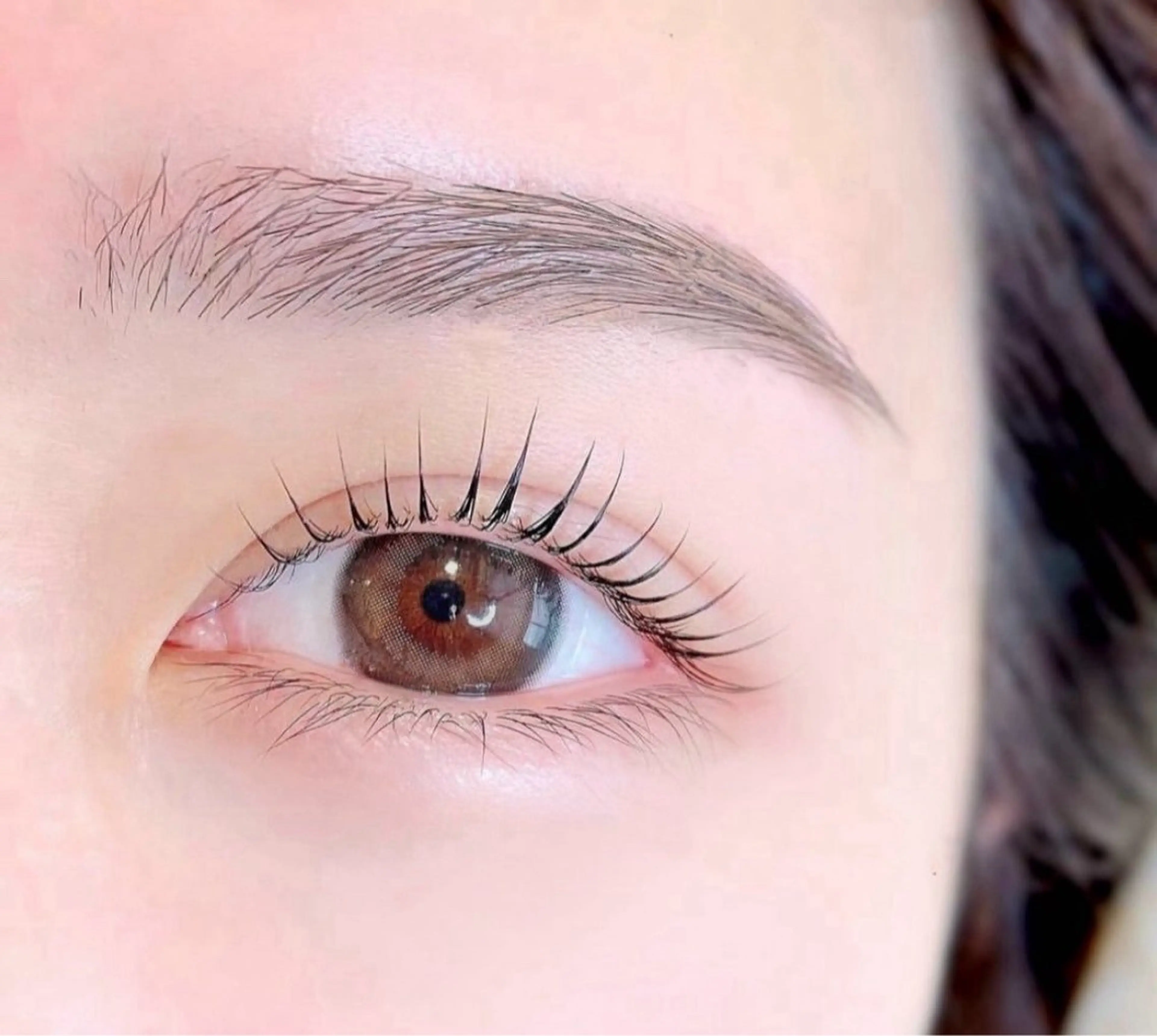 マツエク・マツパ パリジェンヌラッシュリフト 一重×まつ毛パーマ マツパ YuA beauty所属・YuA beautyのマツエク・マツパデザイン