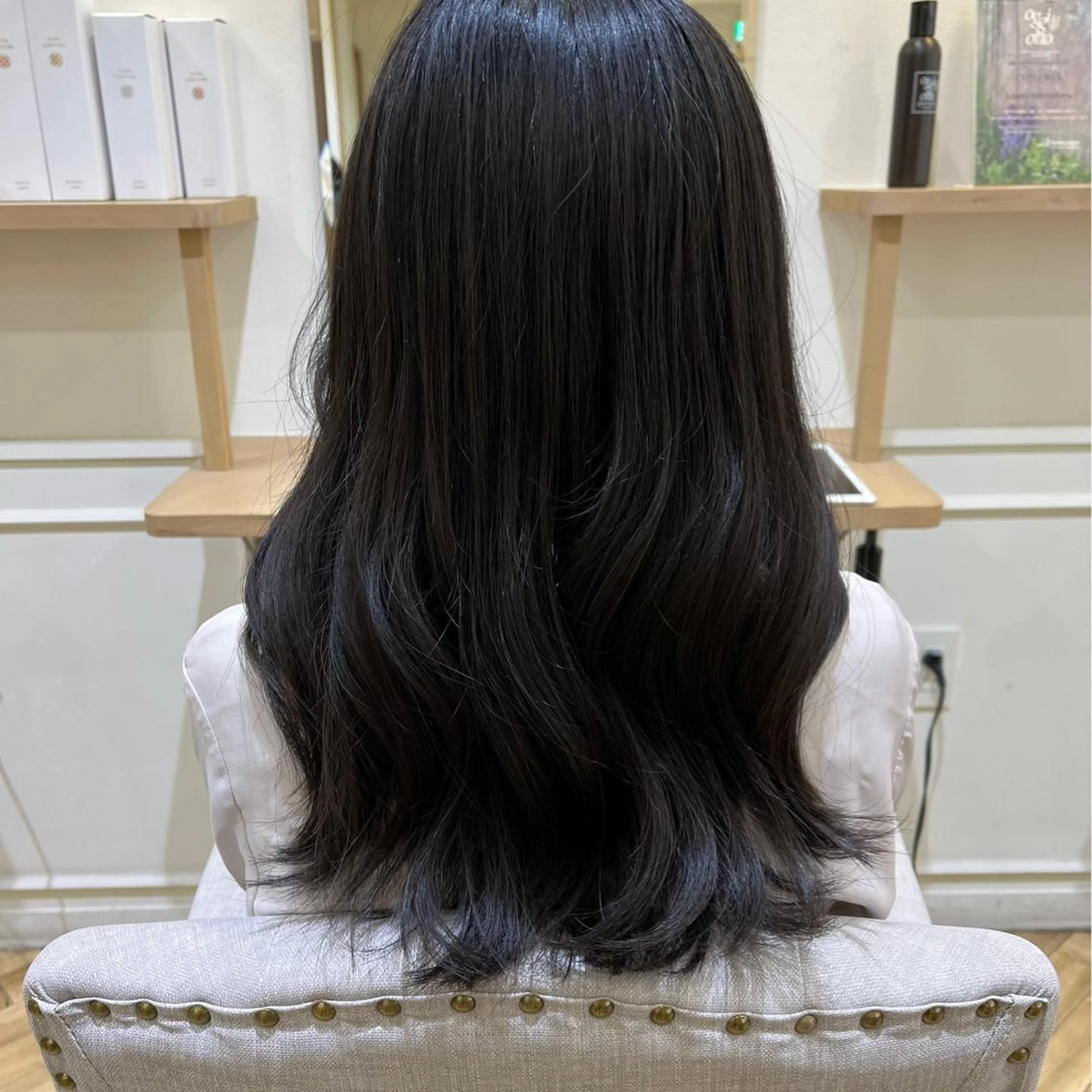 セミロング カット ヘアカラー 韓国ﾍｱ&ｼｮｰﾄ ボブ💜桑原のヘアスタイル