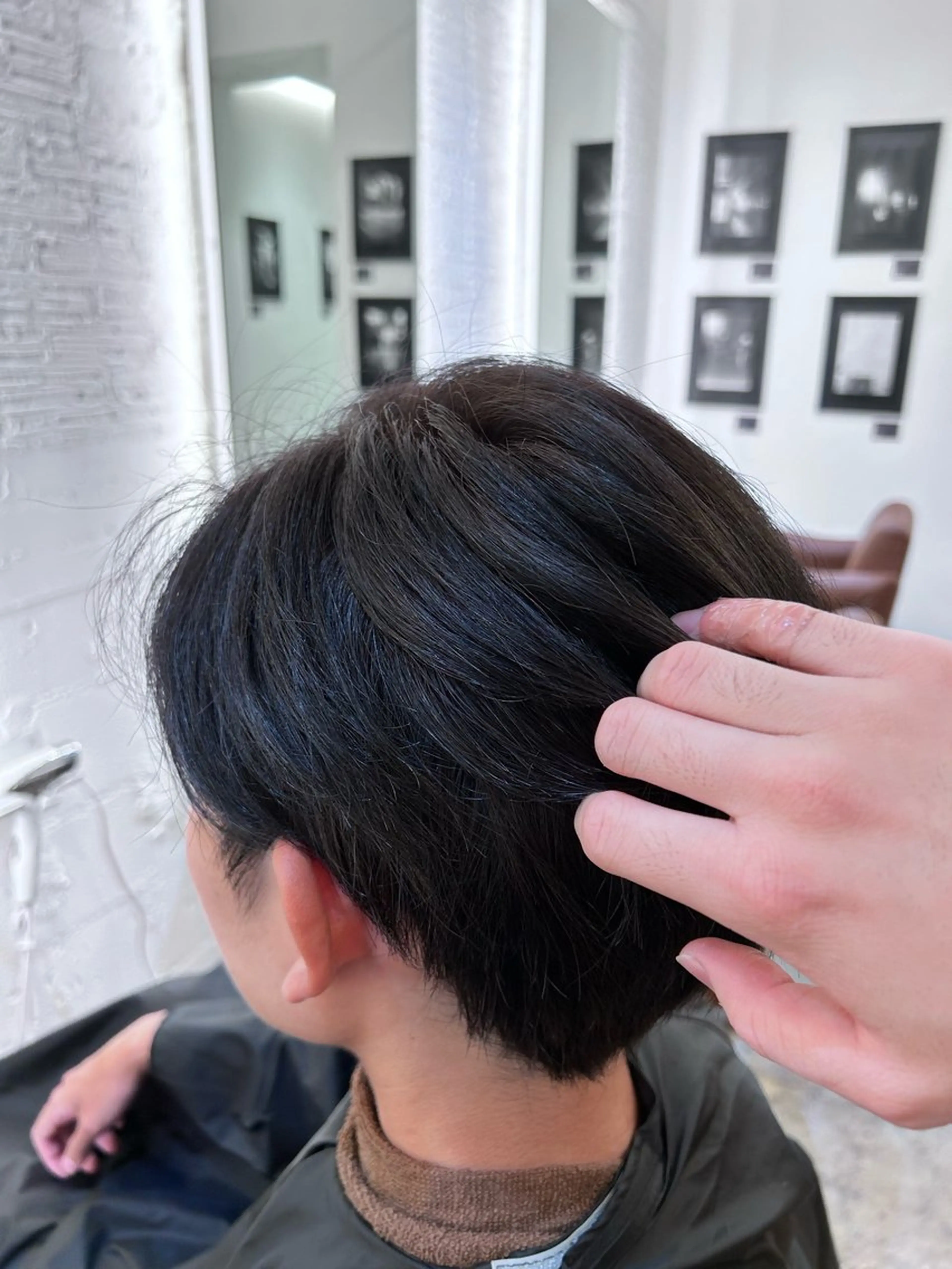 ショート カラー メンズ AMBERGLEAM Hair&Cloth Yoga所属・Ryo☘縮毛矯正/ メンズ/ブリーチ/のヘアスタイル