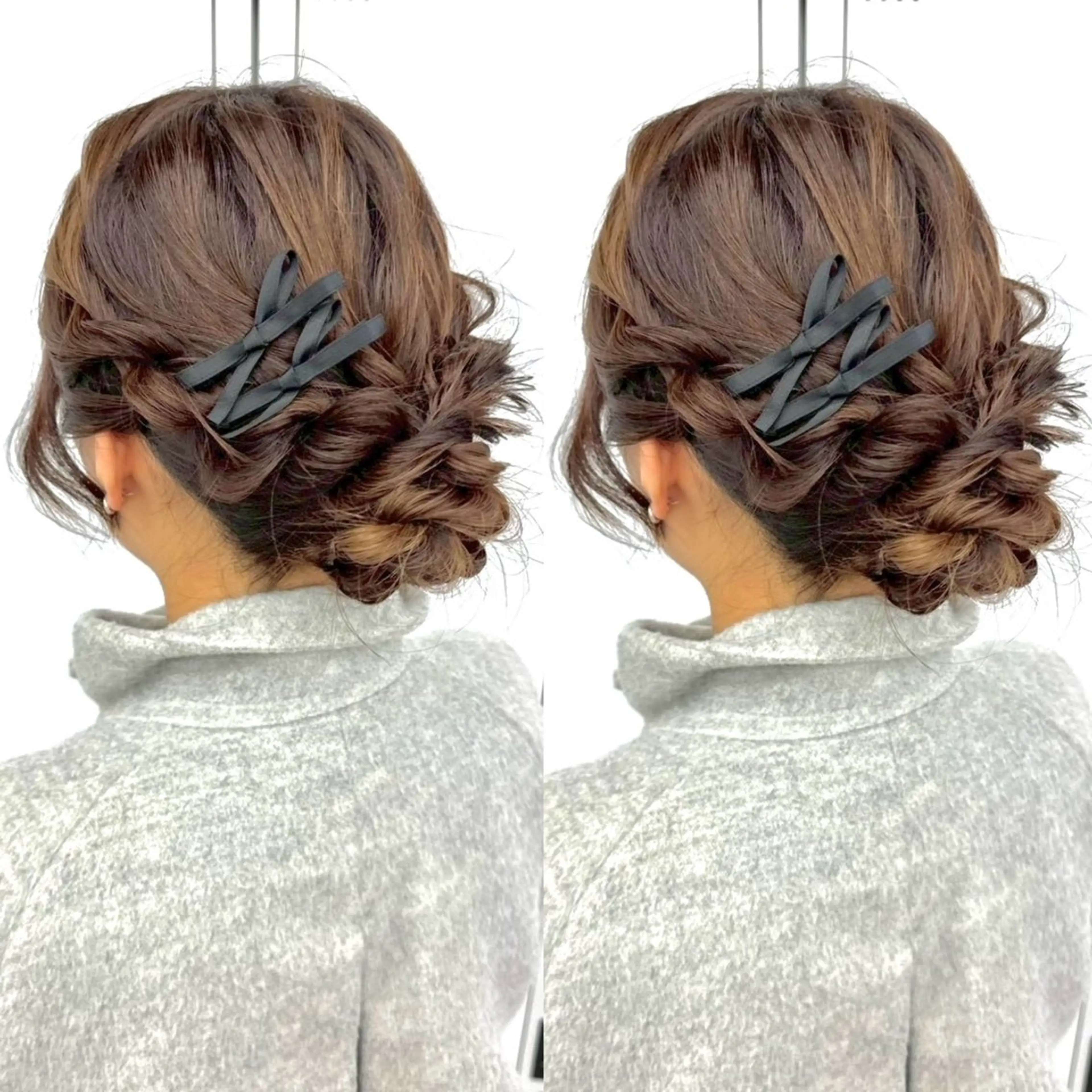 セミロング ヘアアレンジ ヘアセット ヘアメ🎀推しカラー 🥣横浜/しほ🧸のその他イメージ