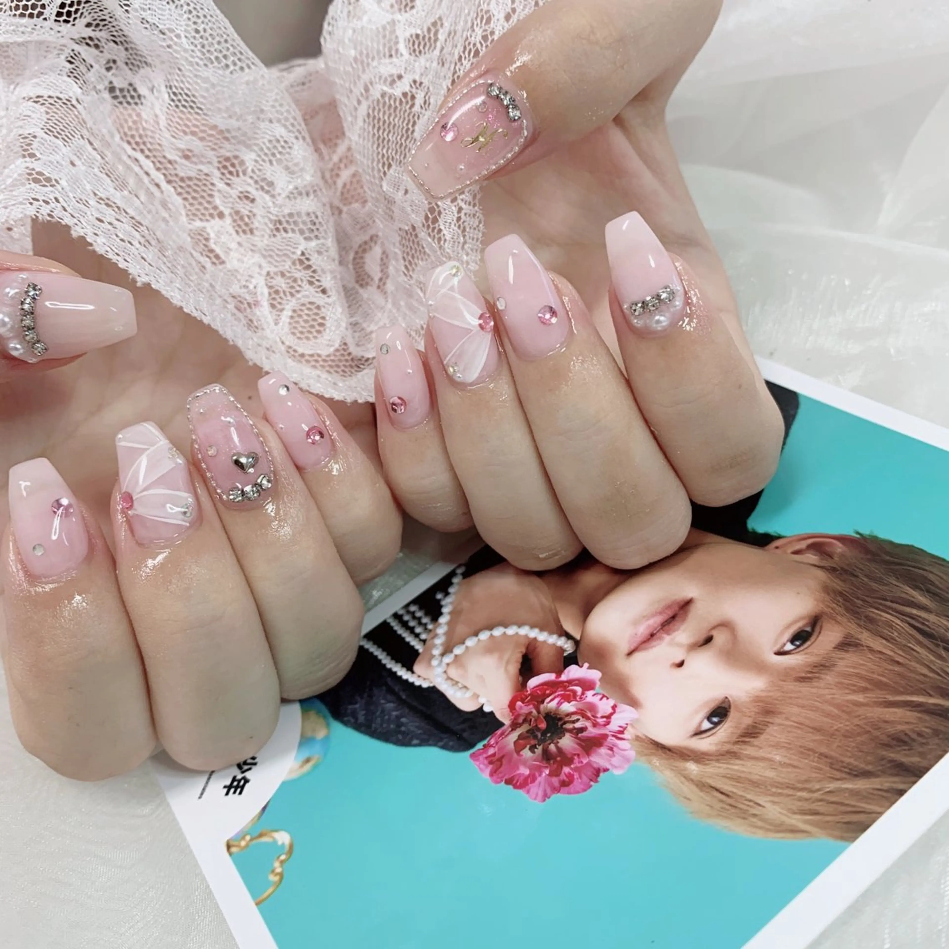 ネイル ハンドネイル La neige* yuki 🥯🍑のネイルデザイン