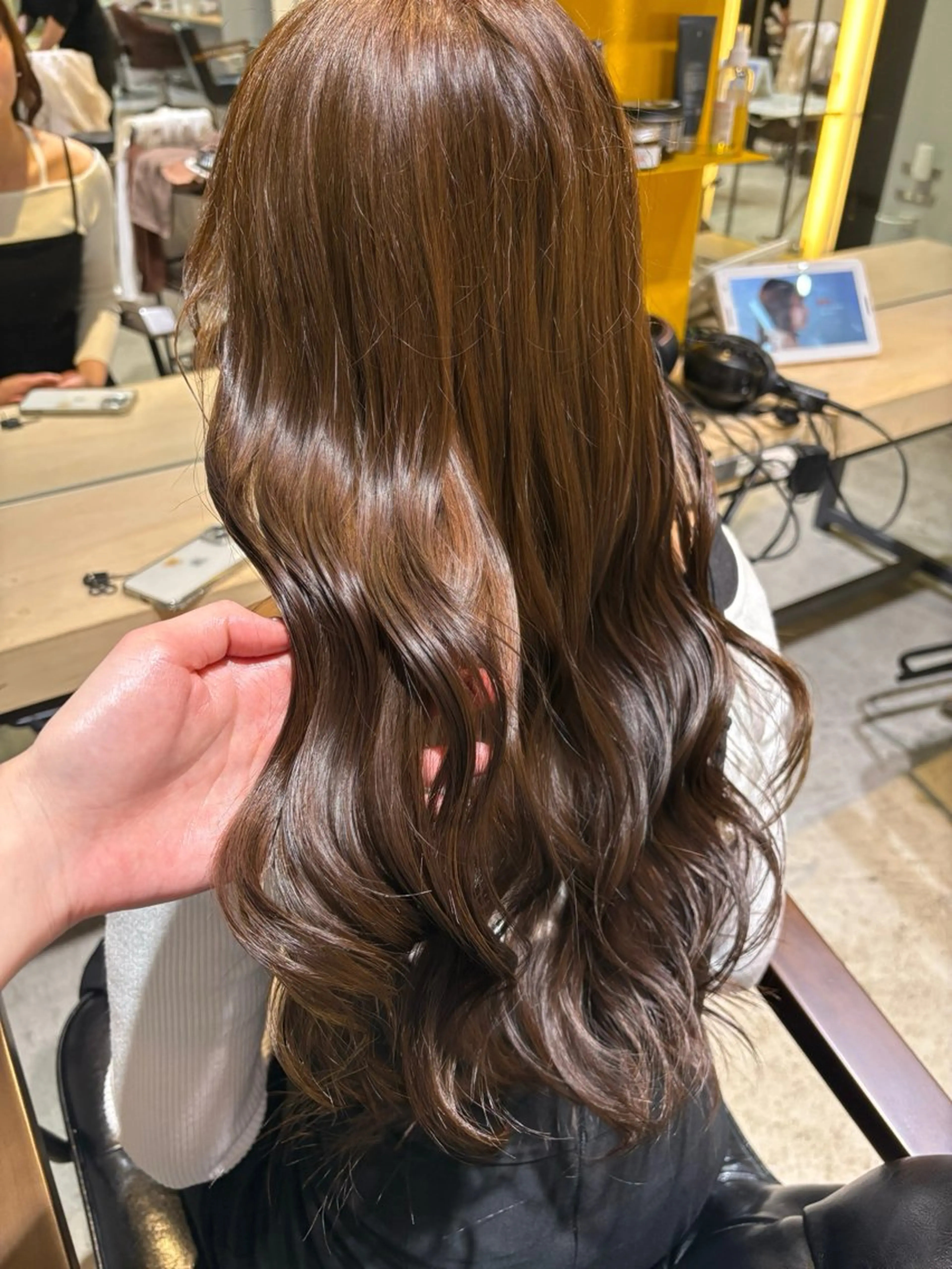 ロング カラー ヘアカラー ひなの/透明感 カラー/レイヤーのヘアスタイル