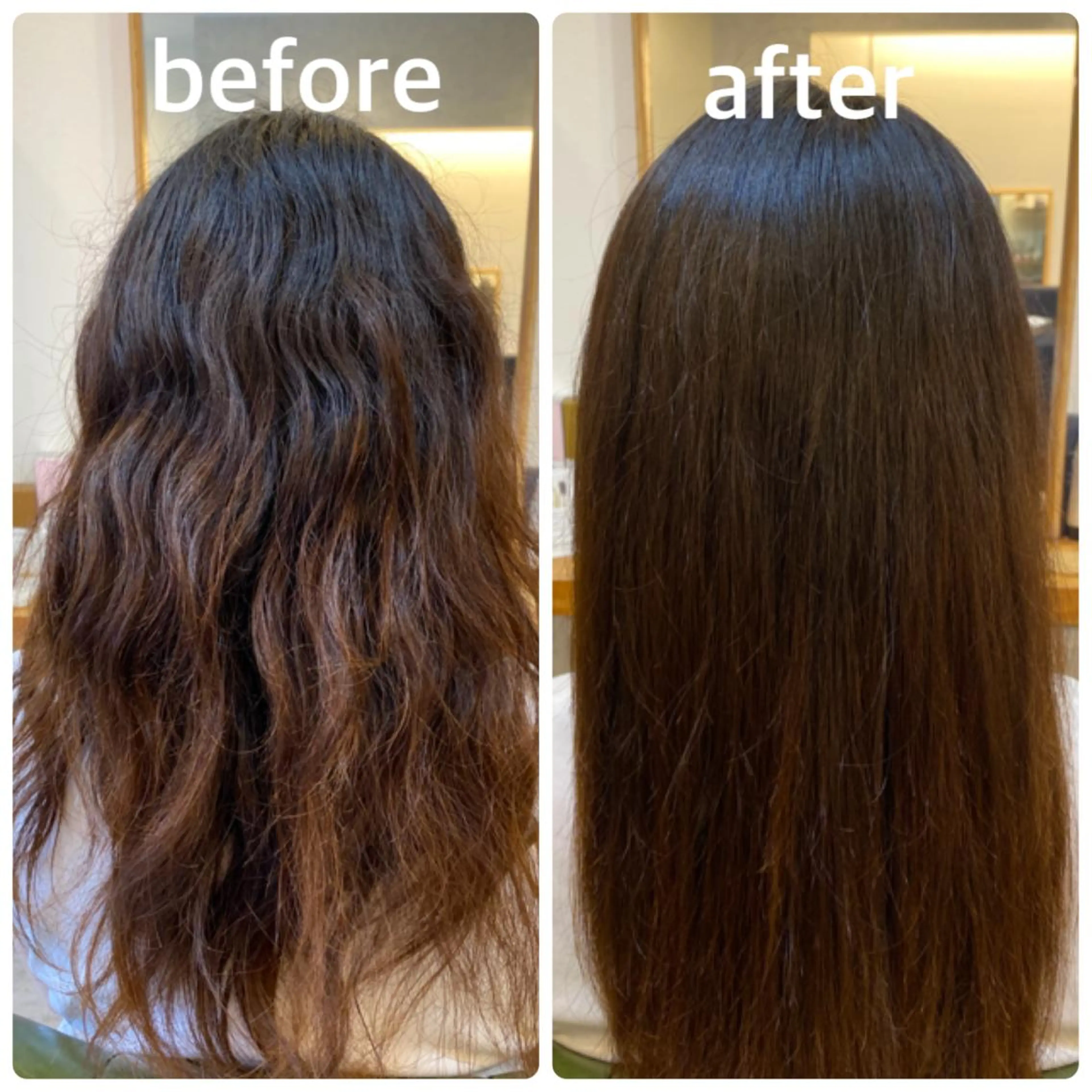 ロング カラー カット ヘアカラー トリートメント エイト ウメダのヘアスタイル