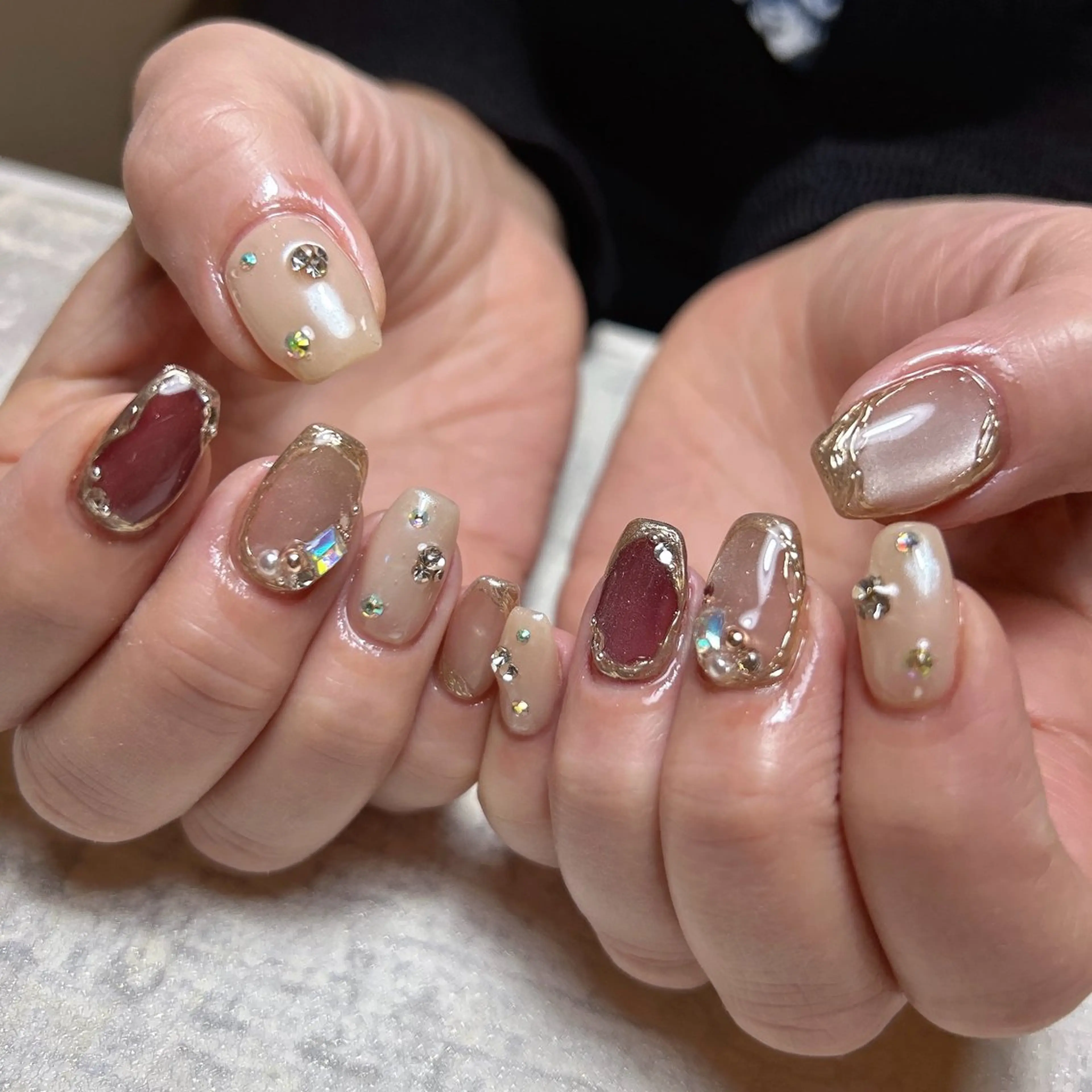 ネイル among アマン所属・lecoa_ kana／amongのネイルデザイン