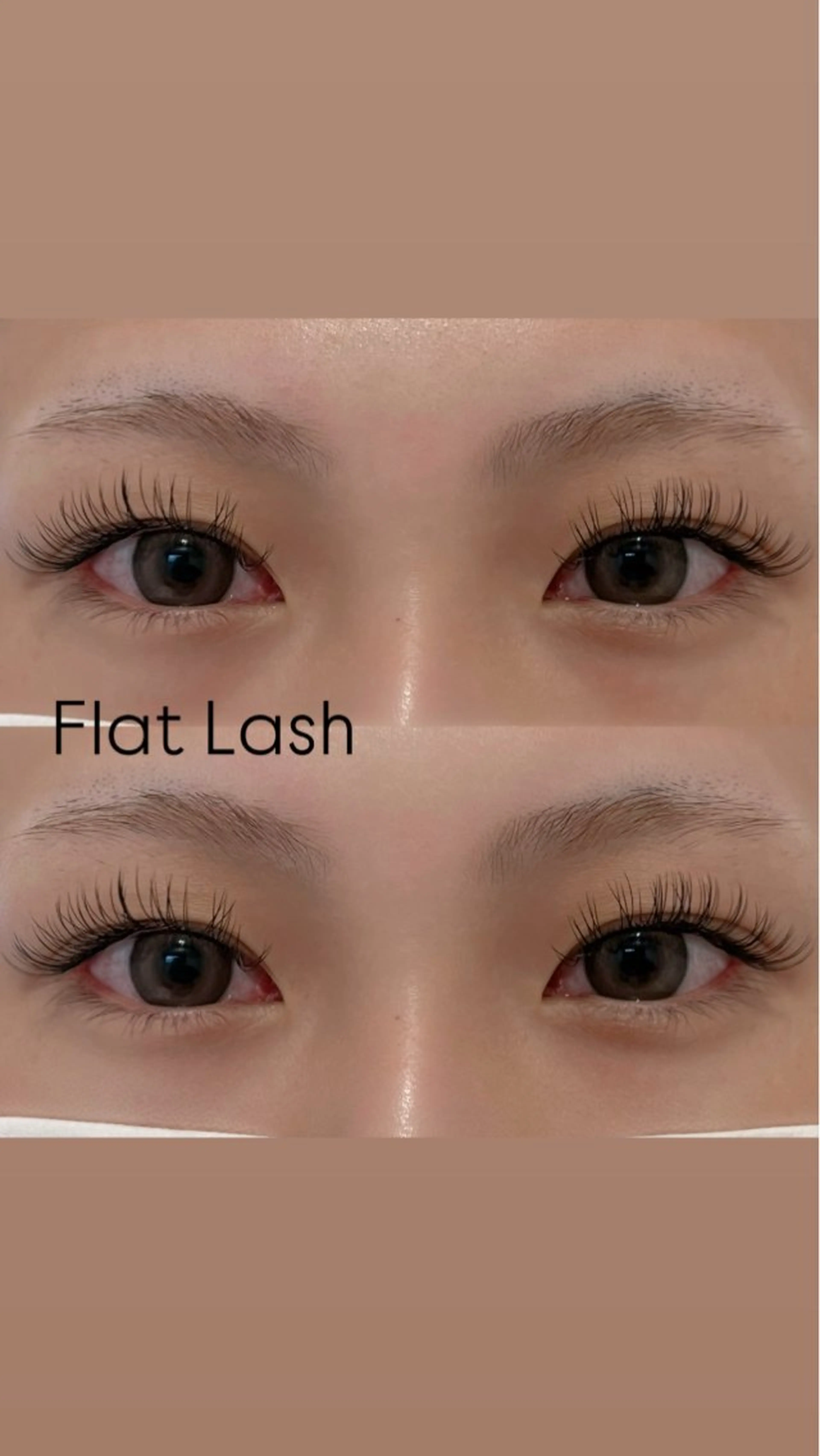 オフ込【フラットラッシュ】スタンダードデザインコース(140本)¥5,750の写真