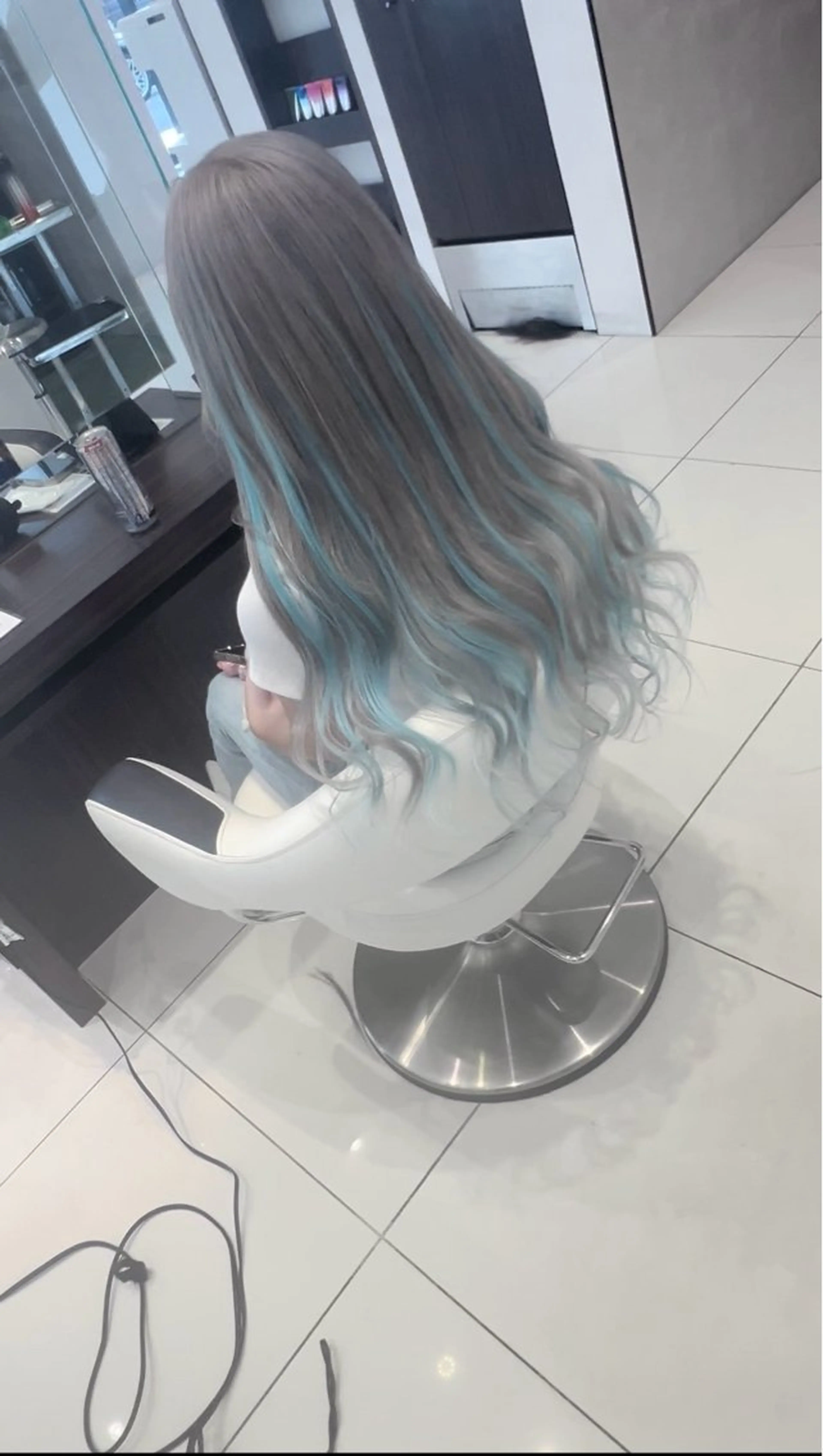 カラー ダブルカラー エクステ earth甲府昭和店 東　允のヘアスタイル