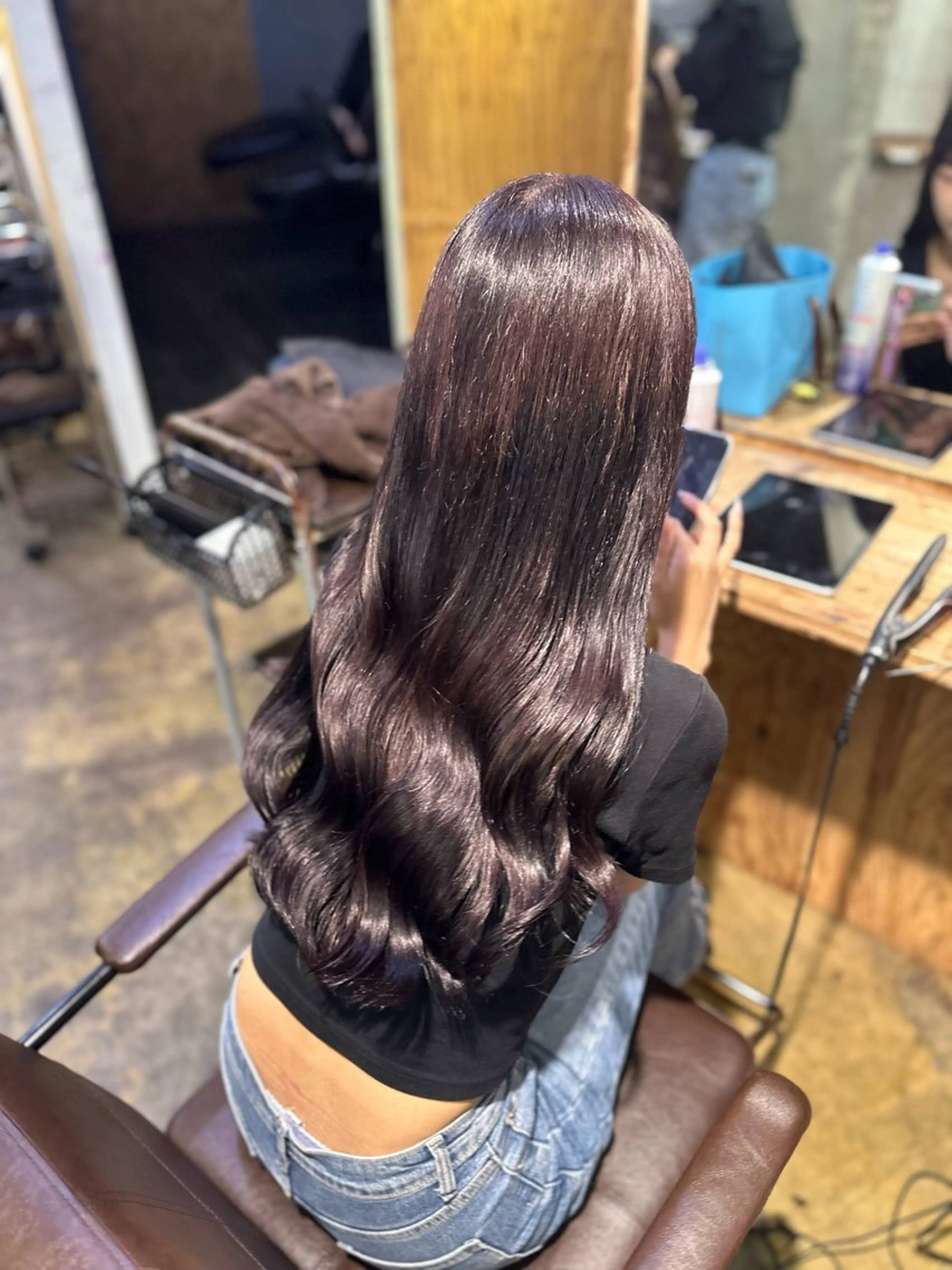 ロング カラー ︎︎カイ ミズキ 🐰𝜗𝜚のヘアスタイル