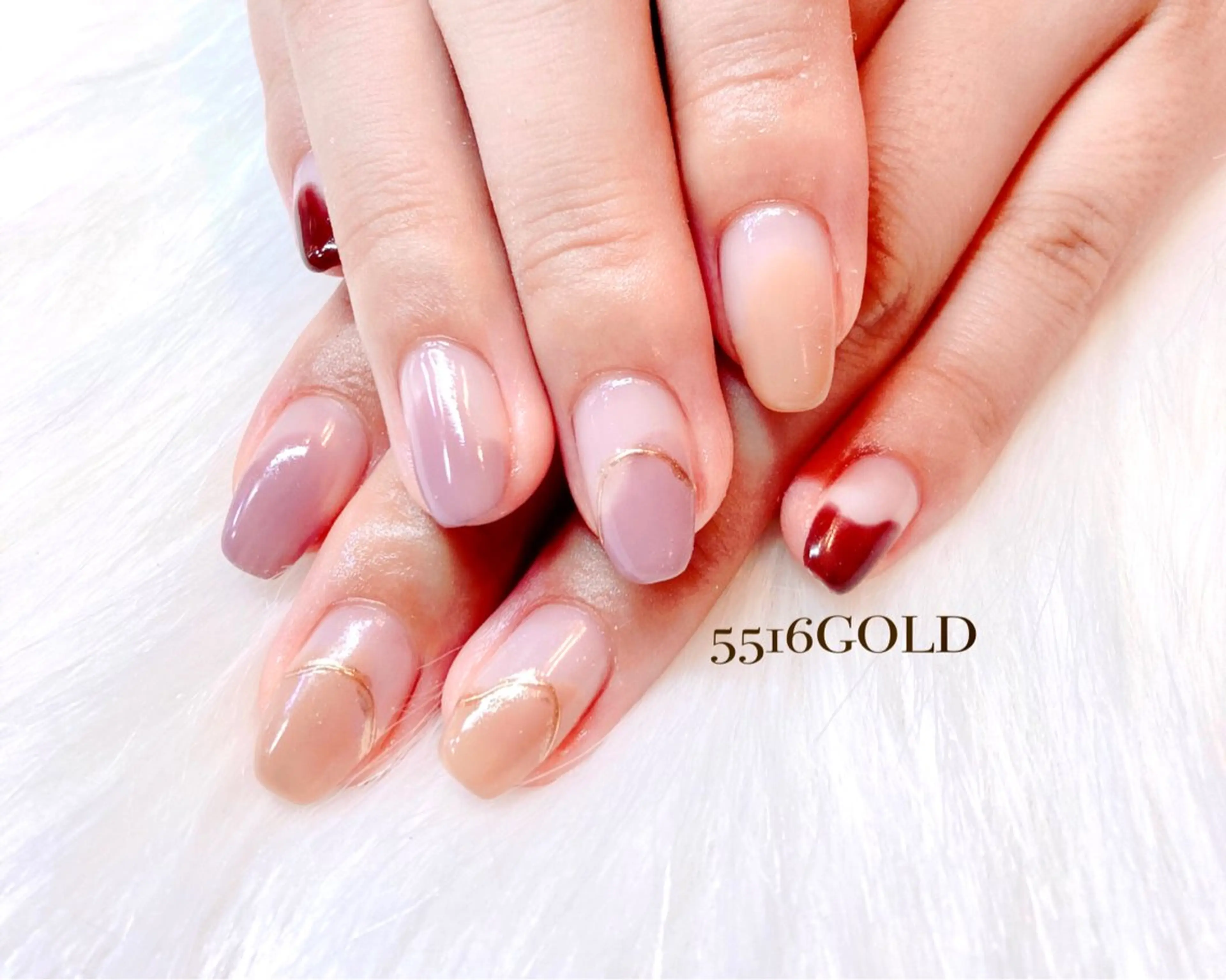 ネイル ニュアンスネイル 💎5516 MACHIKOのネイルデザイン