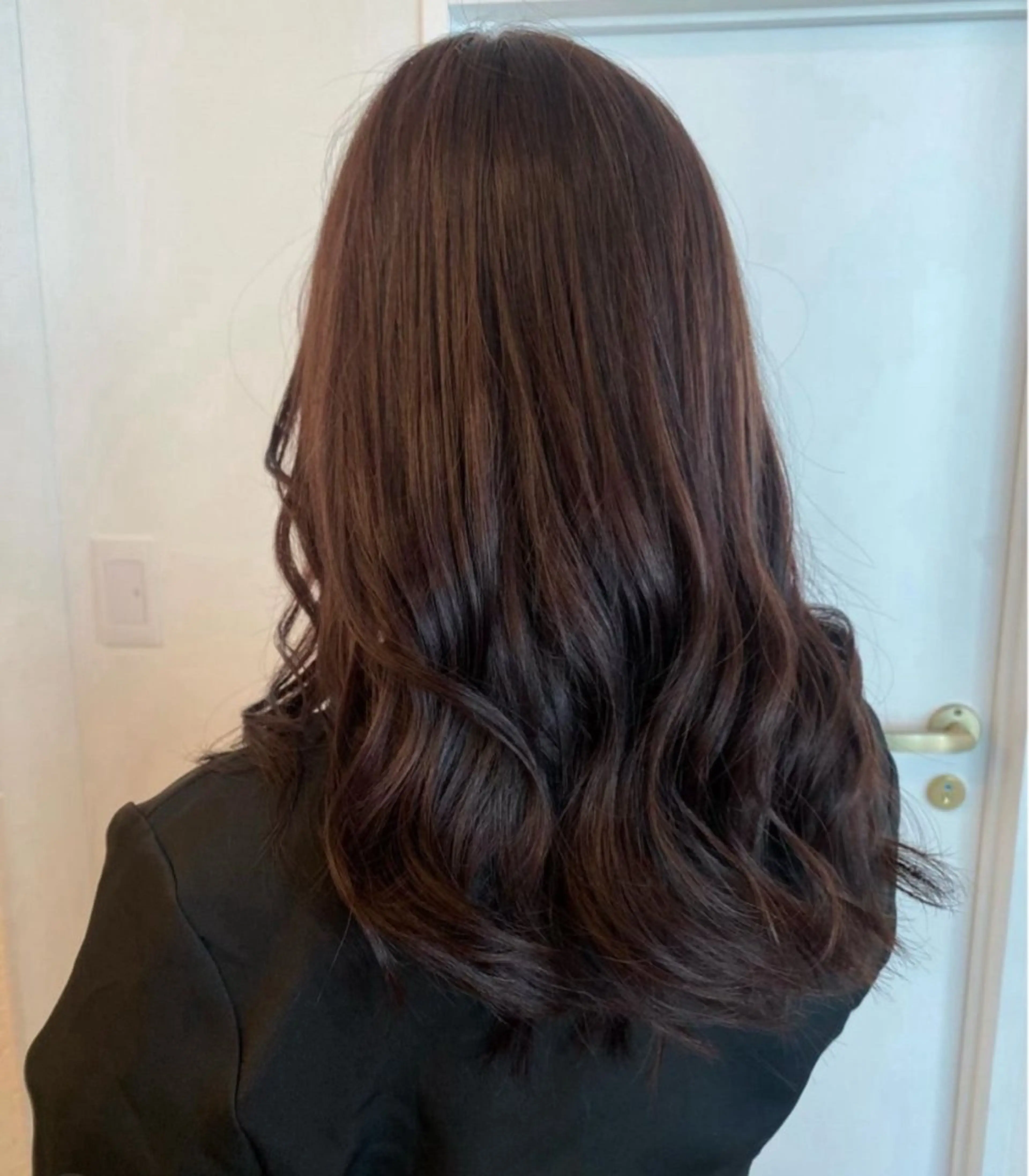 セミロング カラー ヘアカラー Koharu🍓/ 透明感/ツヤ髪のヘアスタイル