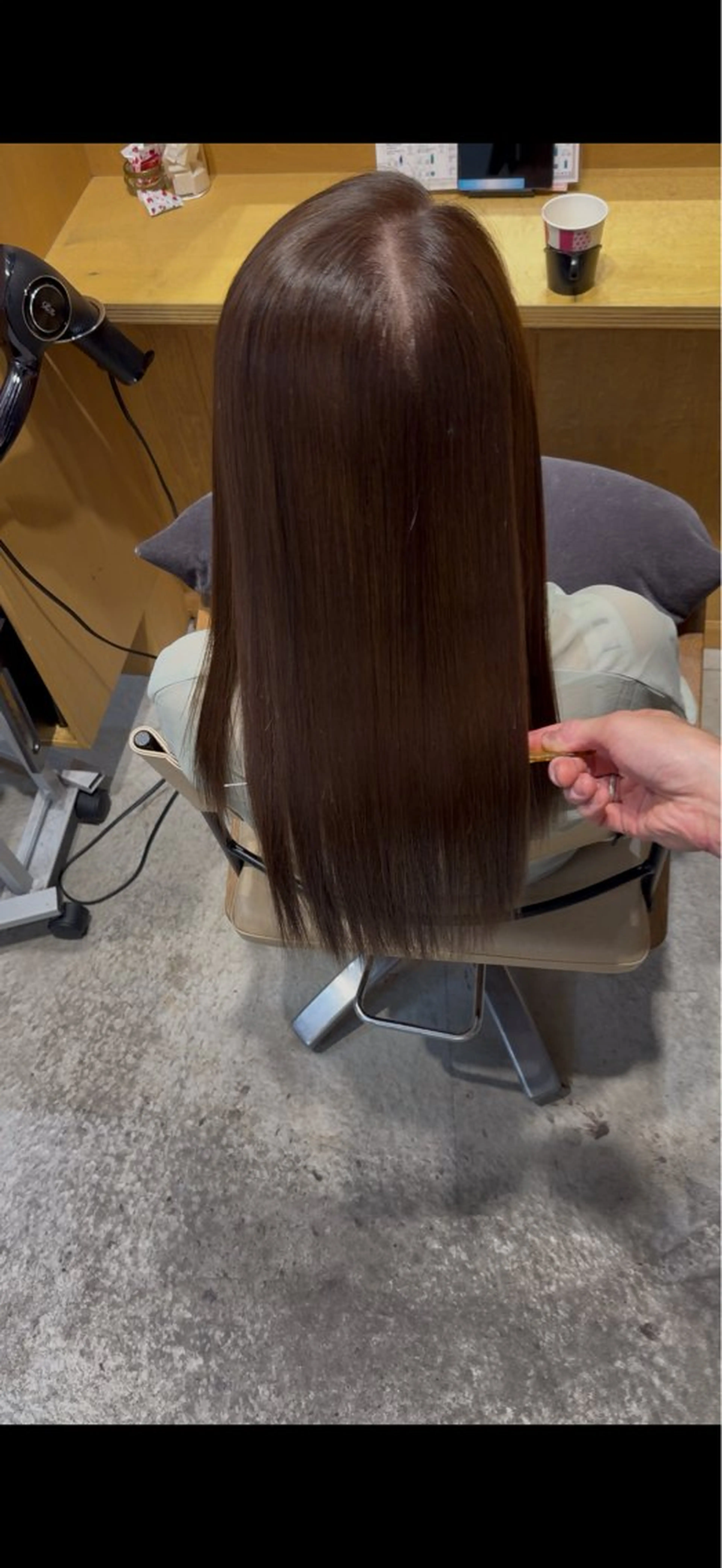 ロング カット ヘアカラー トリートメント 恵比寿/艶髪/ 髪質改善特化/フミヤのヘアスタイル