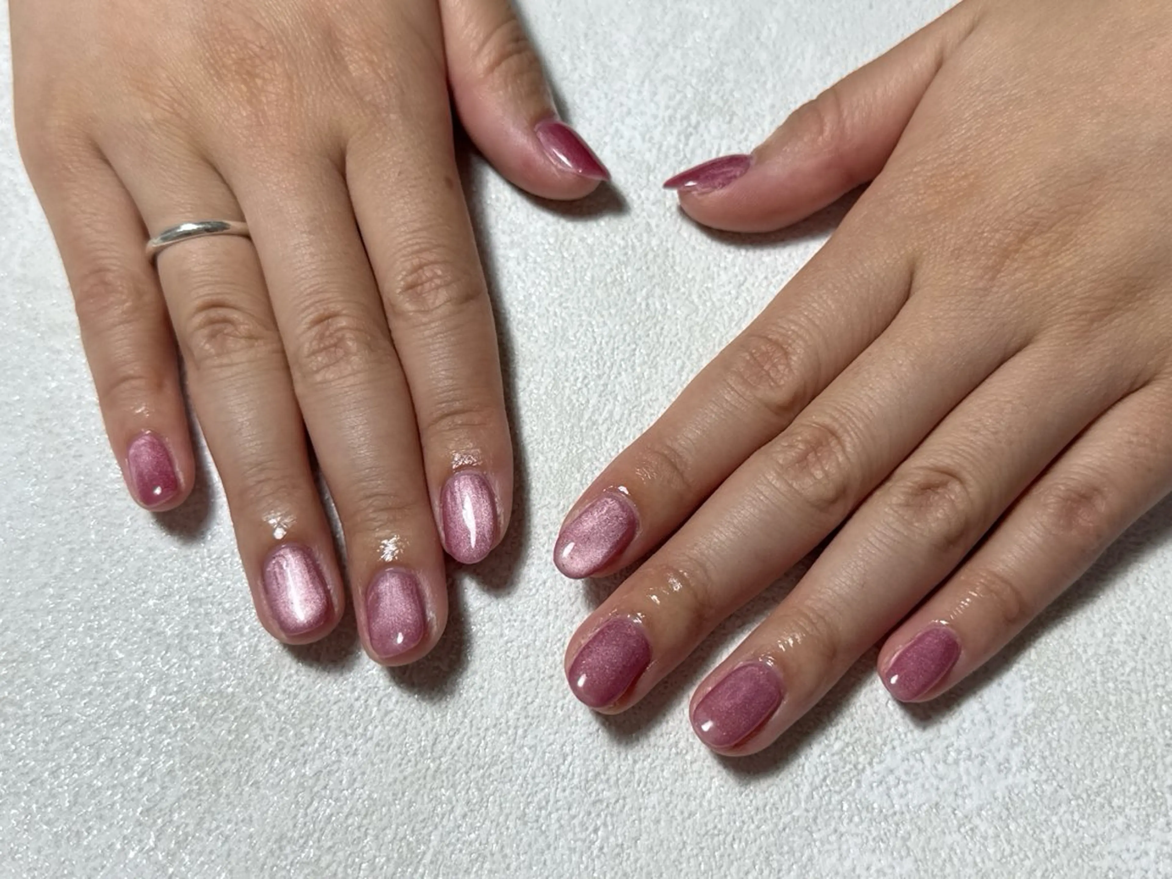 ネイル オーロラネイル フットネイル フレンチネイル ジェルネイル マグネットネイル ハンドネイル Mogu nail 二子玉川のネイルデザイン