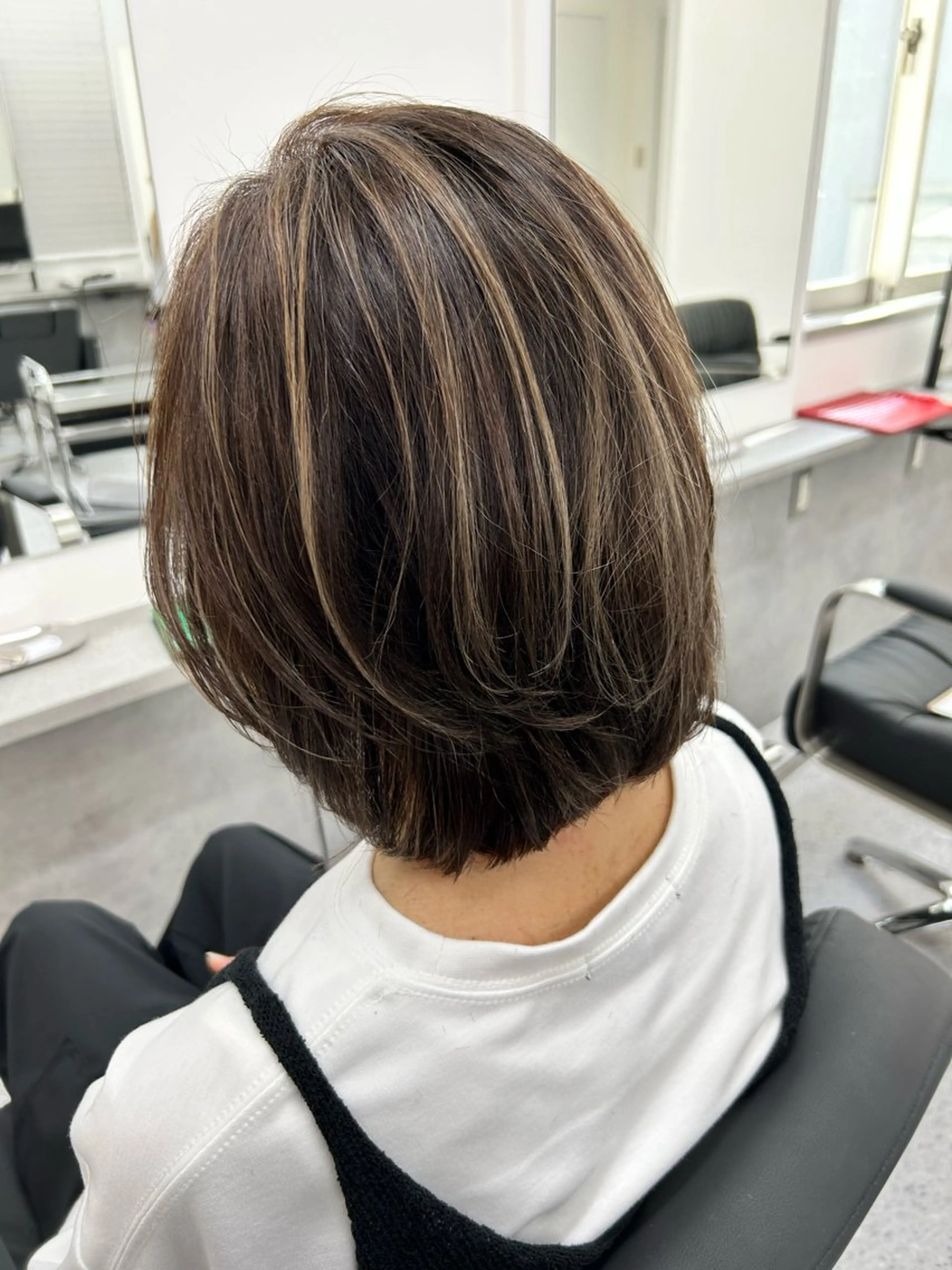 ミディアム 竹内 虹大のヘアスタイル