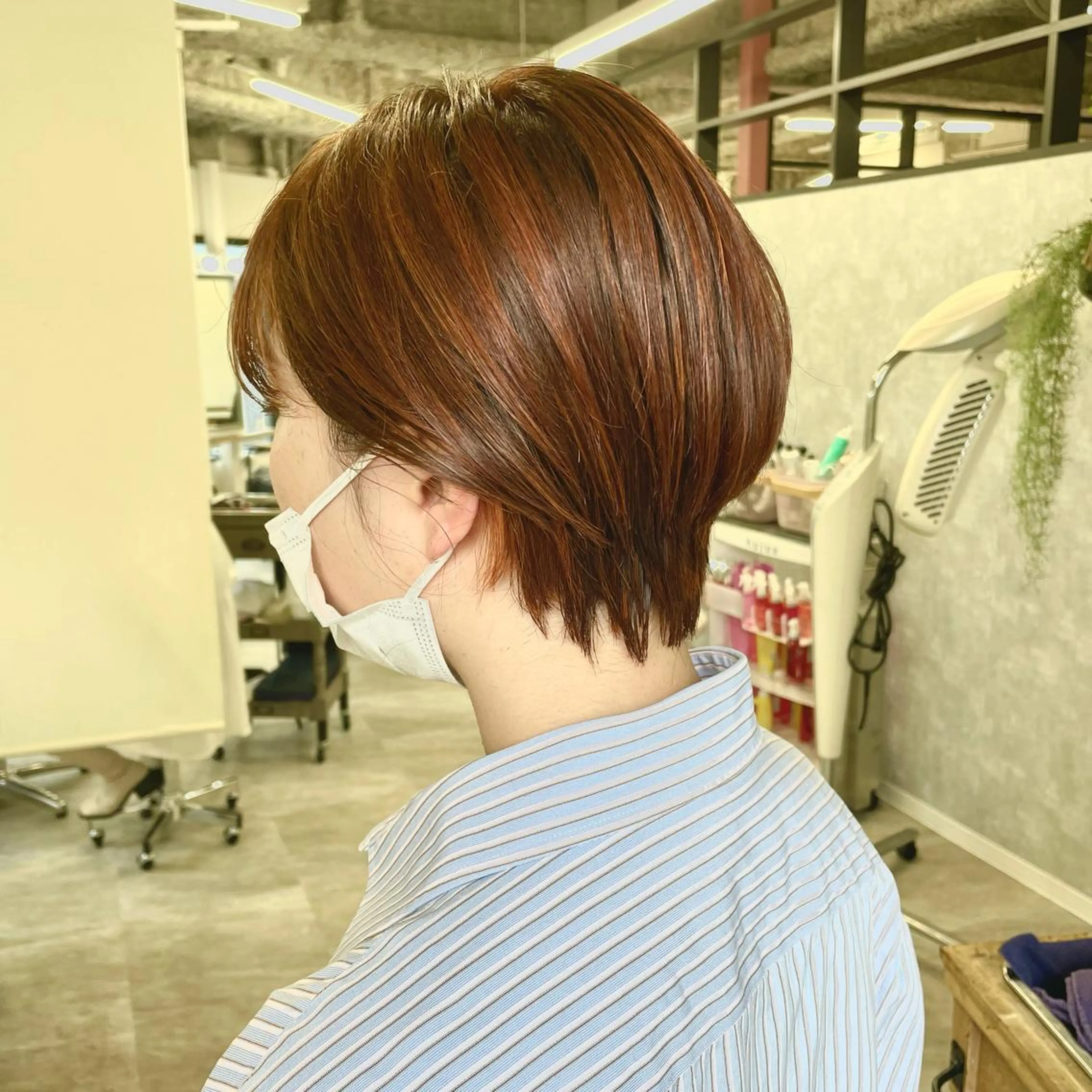 ショート カラー 🔵暗髪　特化🔵 梅田・増田のヘアスタイル