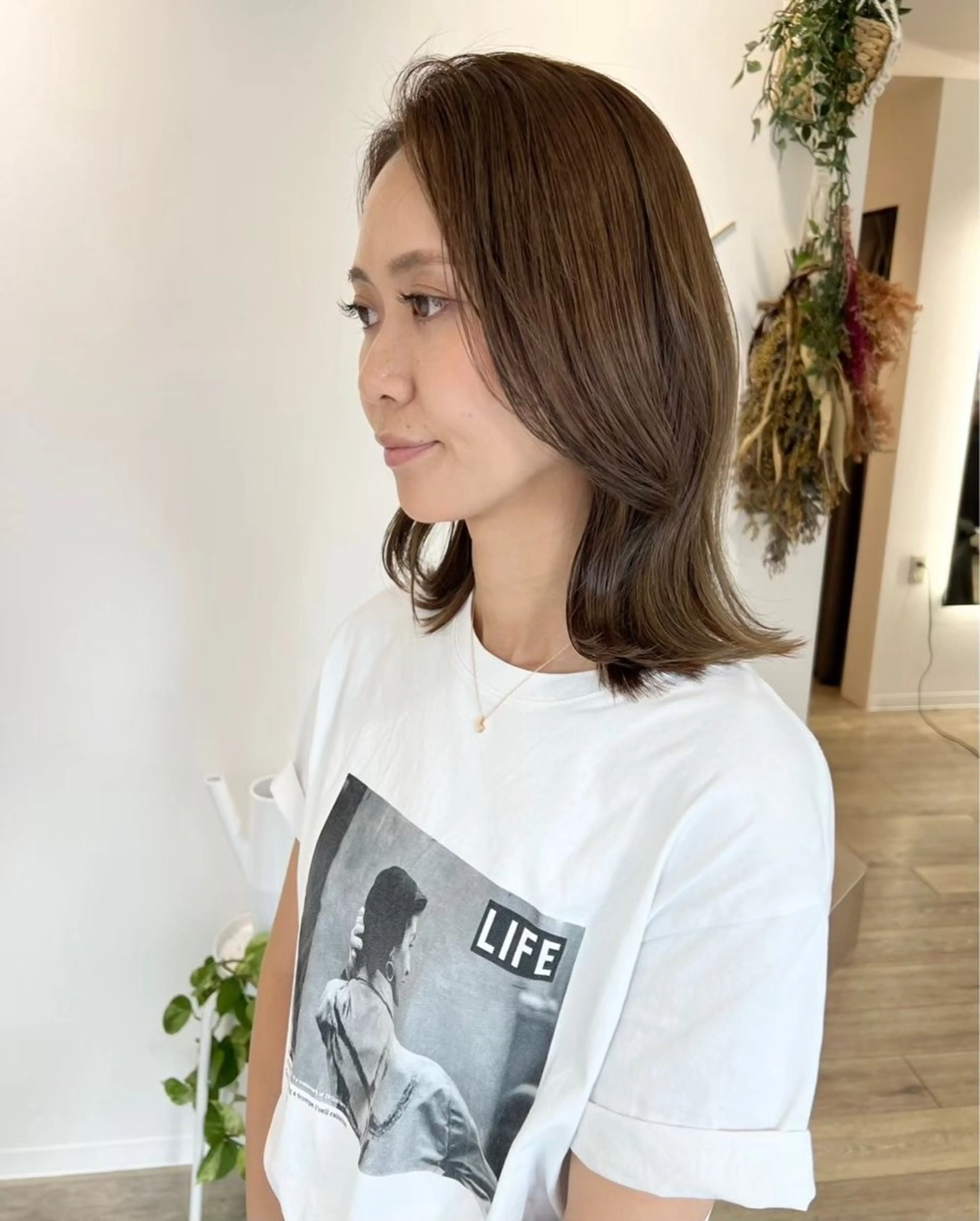 ミディアム 榎本雪来⛄️ メンズカット✂️のヘアスタイル