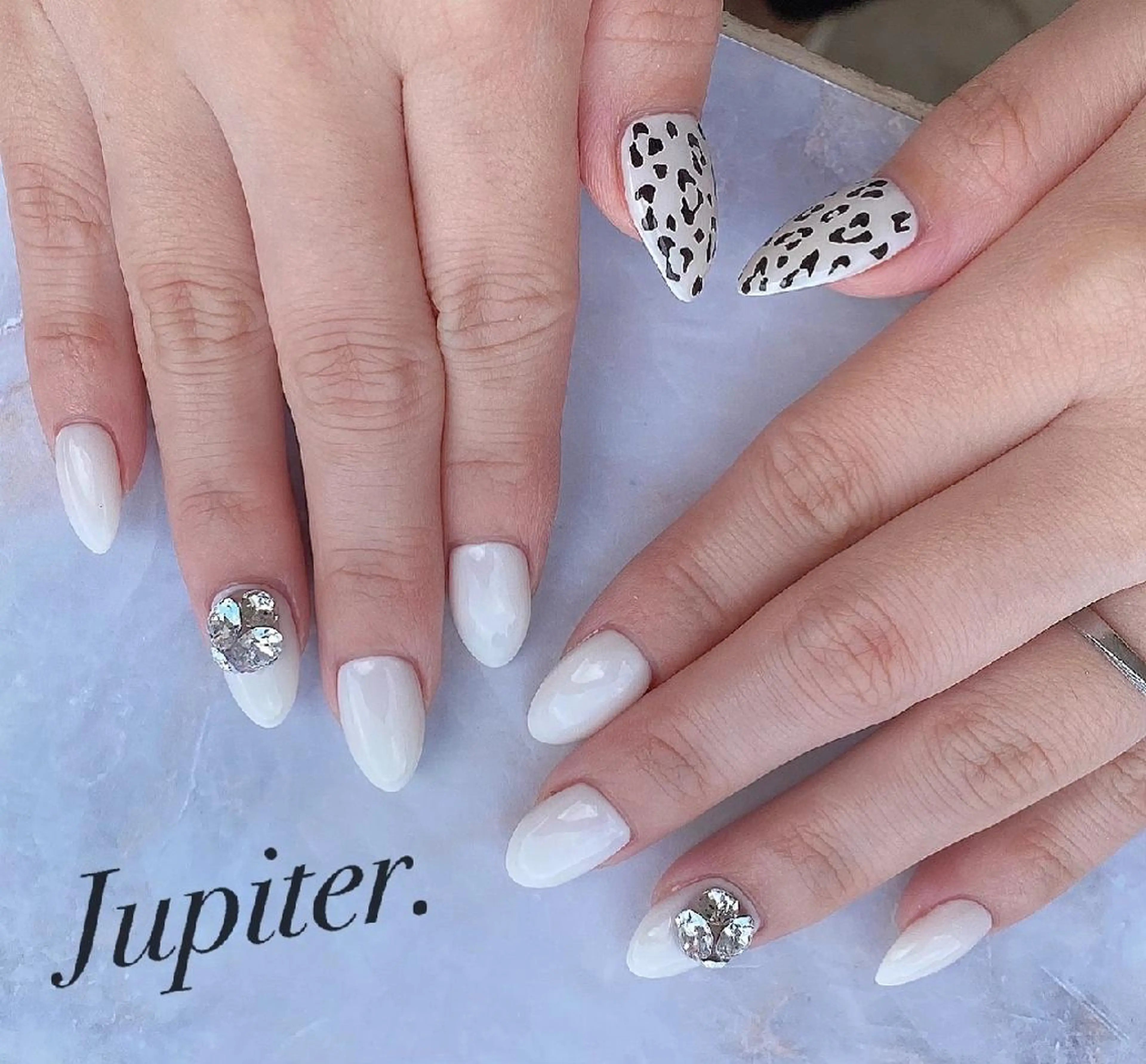 ネイル アニマル柄 ハンドネイル PrivateSalon Jupiter所属・Jupiter .のネイルデザイン