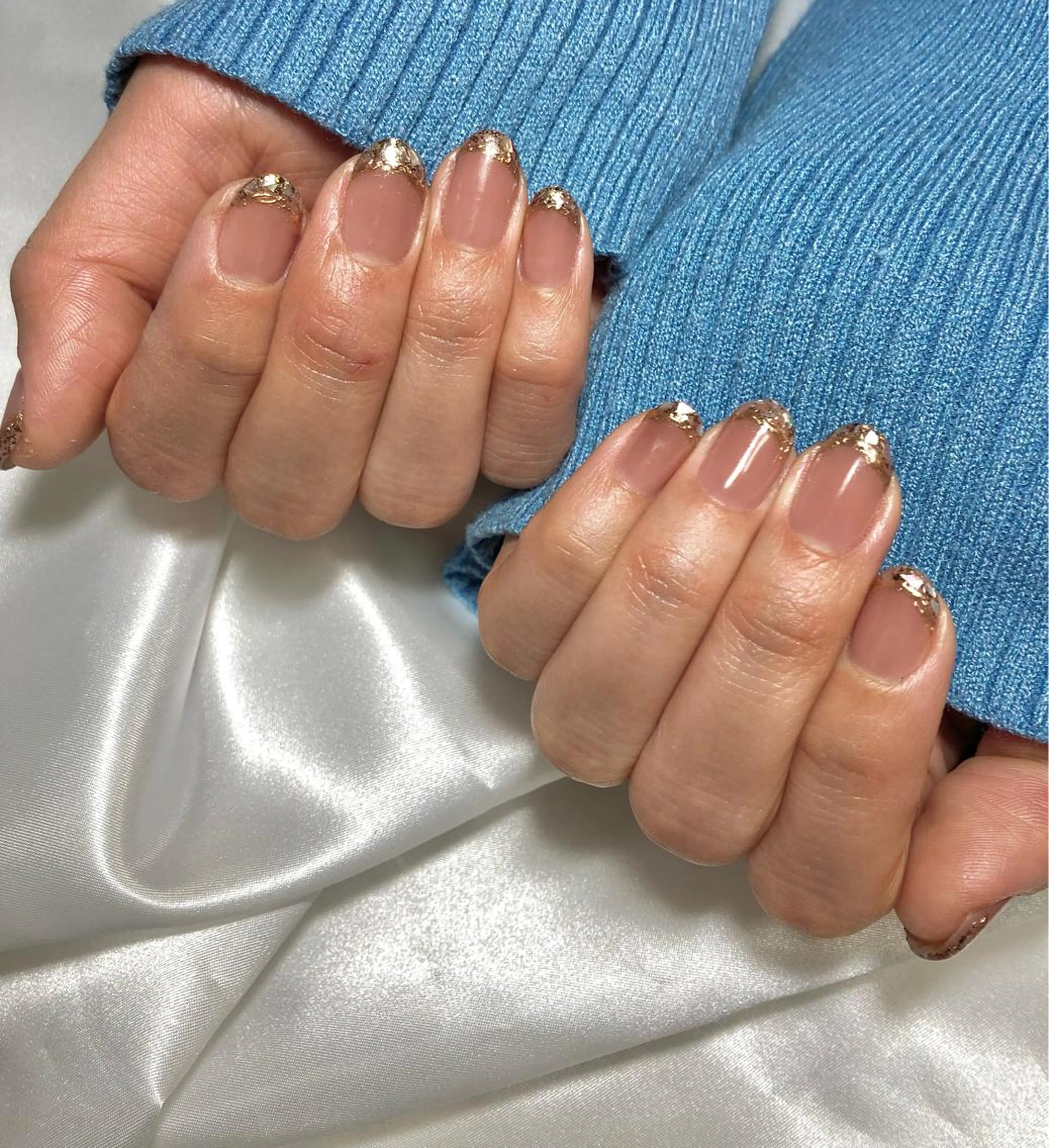 ネイル フレンチネイル ニュアンスネイル ハンドネイル beauty salonM&Iのネイルデザイン