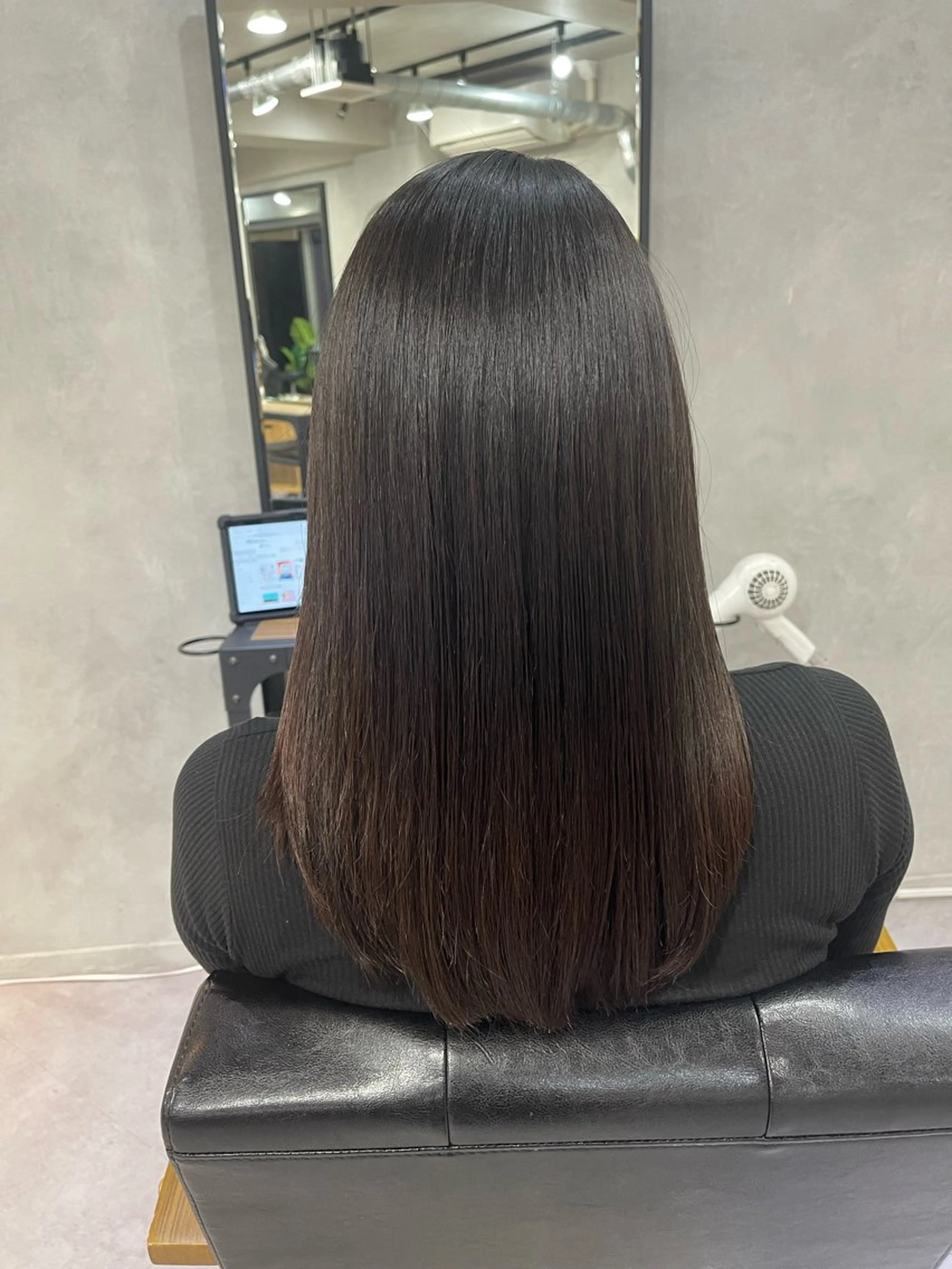 ロング 縮毛矯正 カット 縮毛矯正 ACT仙台店所属・lena🎀 透明感カラー/韓国風のヘアスタイル