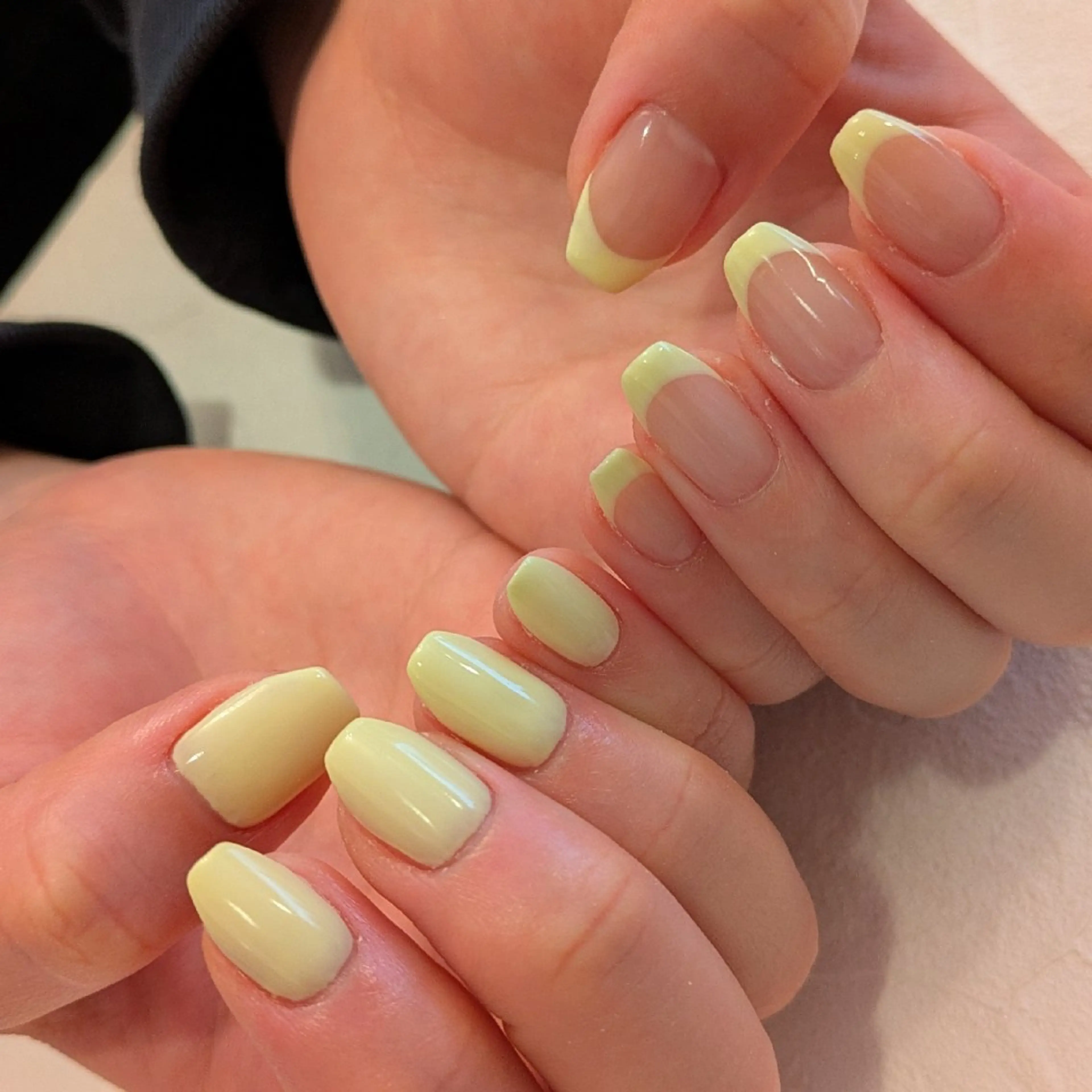 ネイル フレンチネイル ジェヌインネイル 河内のネイルデザイン