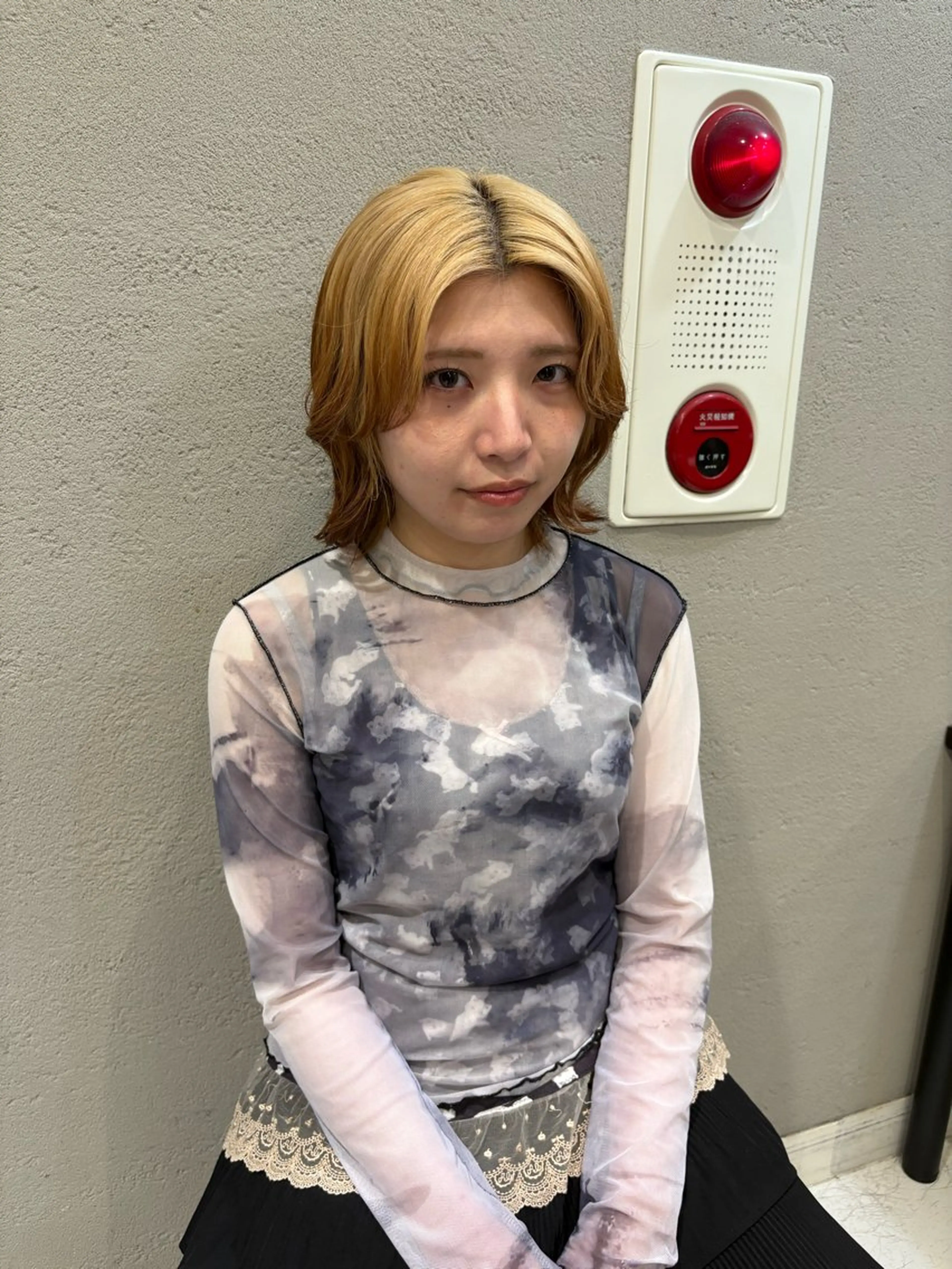 ミディアム ヘアアレンジ 韓国風ヘア 外ハネヘア ヘアセット shizuki🌙 /ヘアカラーのヘアスタイル