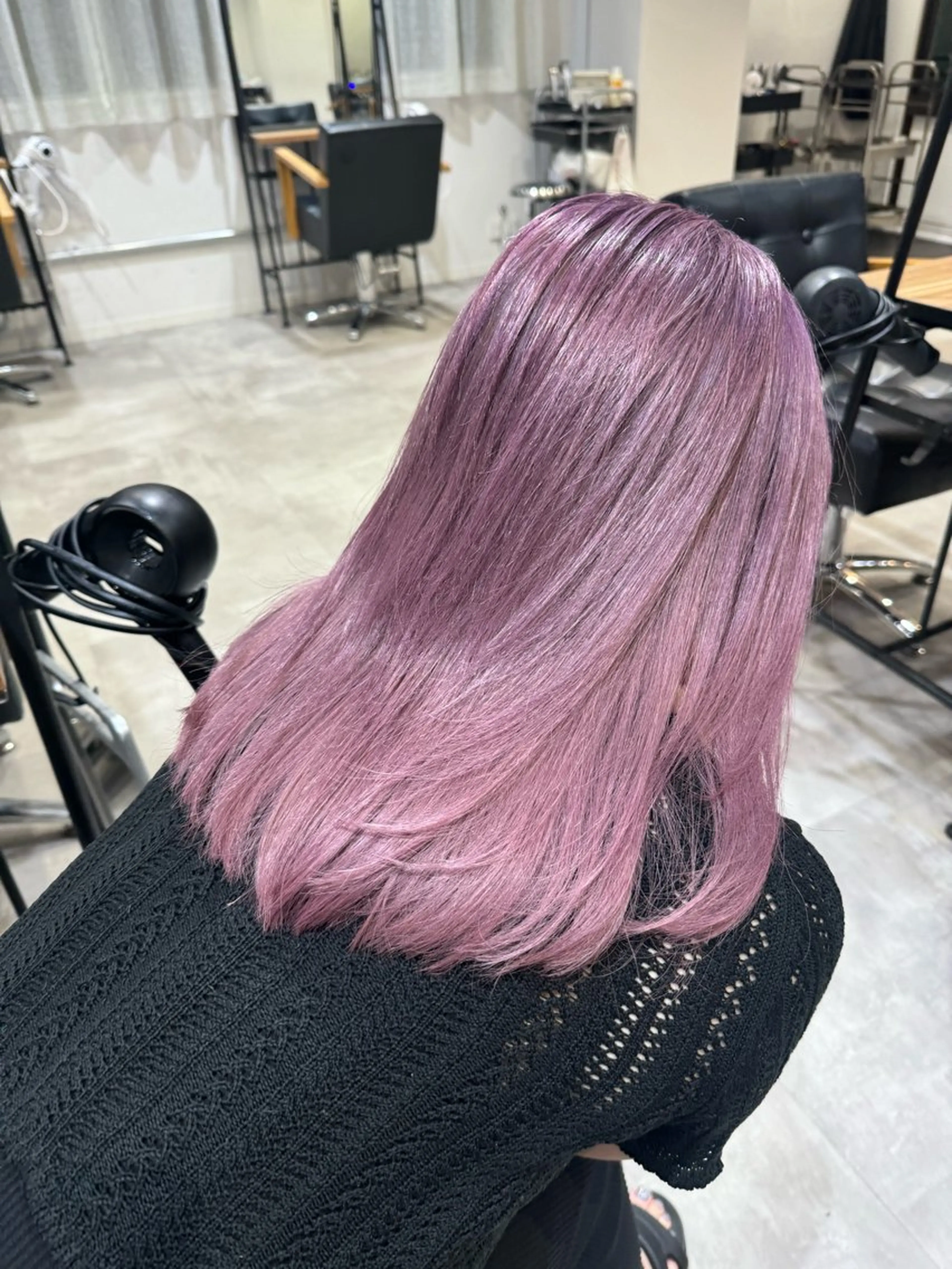 ミディアム カラー カット ヘアカラー トリートメント ダブルカラー🩰 CHIHIRO👒のヘアスタイル