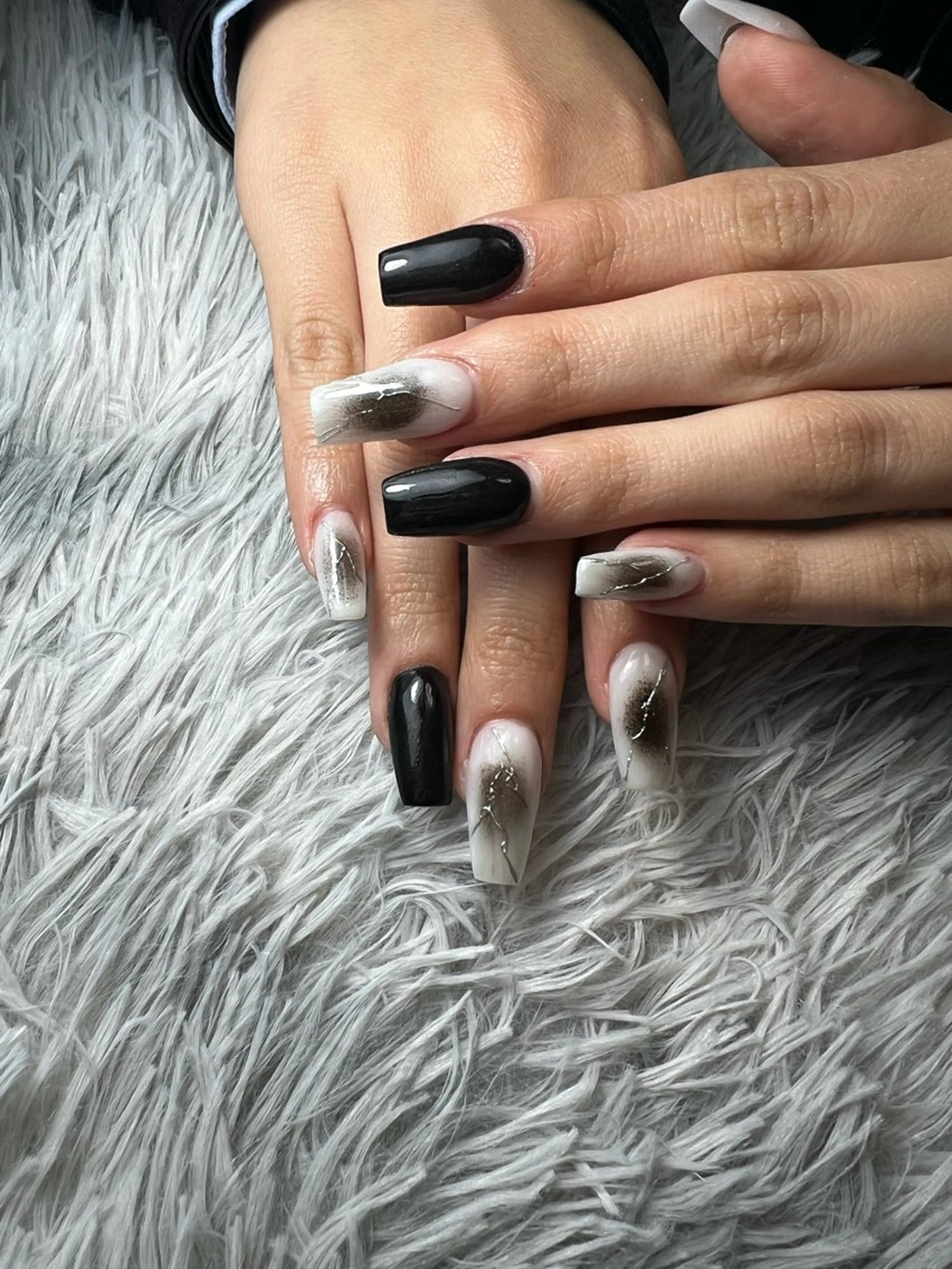 ネイル スカルプネイル ハンドネイル シェヌネイル JURAのネイルデザイン