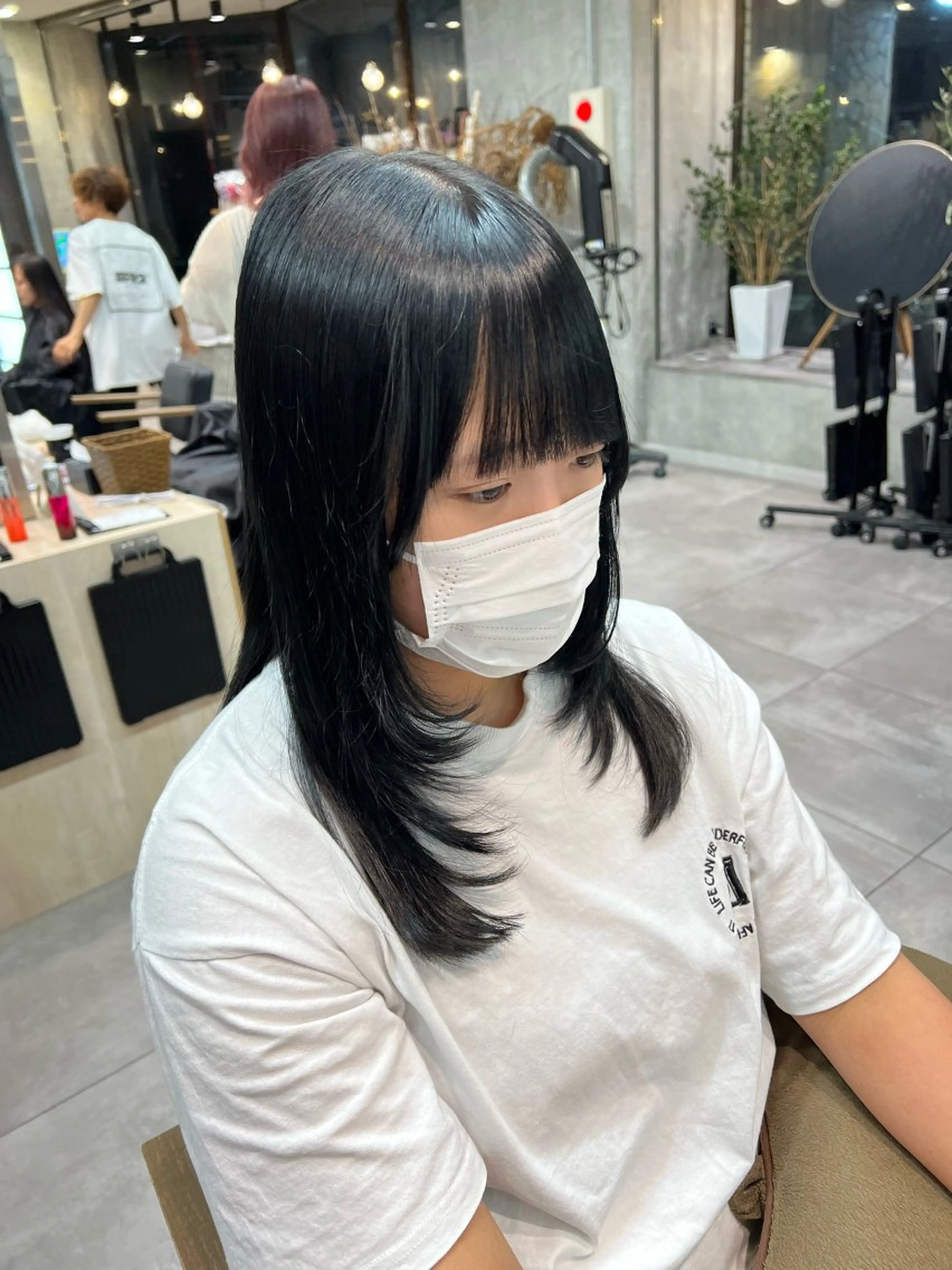 セミロング 🌞レイヤー×カラー 前川那津美🌞のヘアスタイル