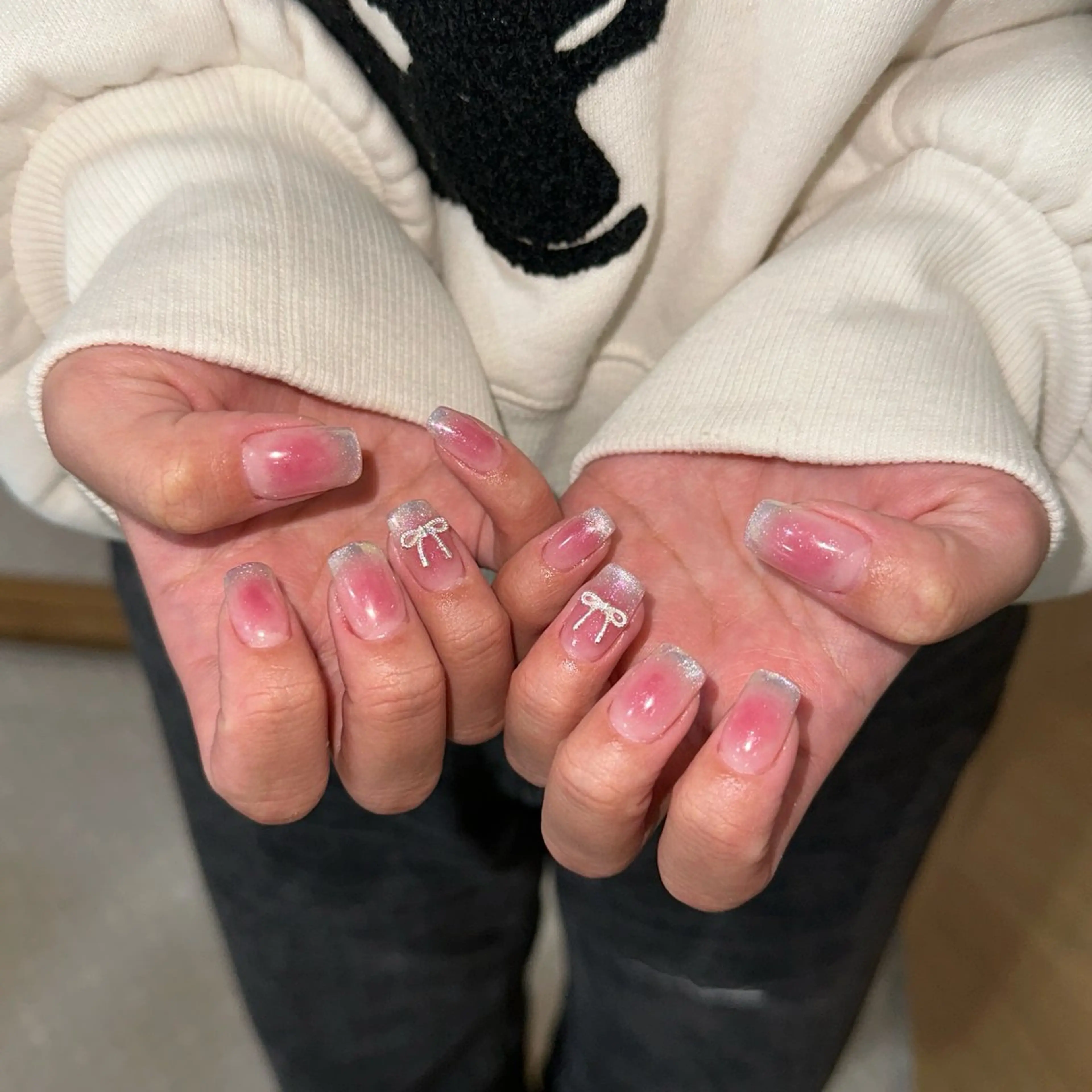 ネイル チークネイル ハンドネイル うにゃねいる🌷 Mayaのネイルデザイン