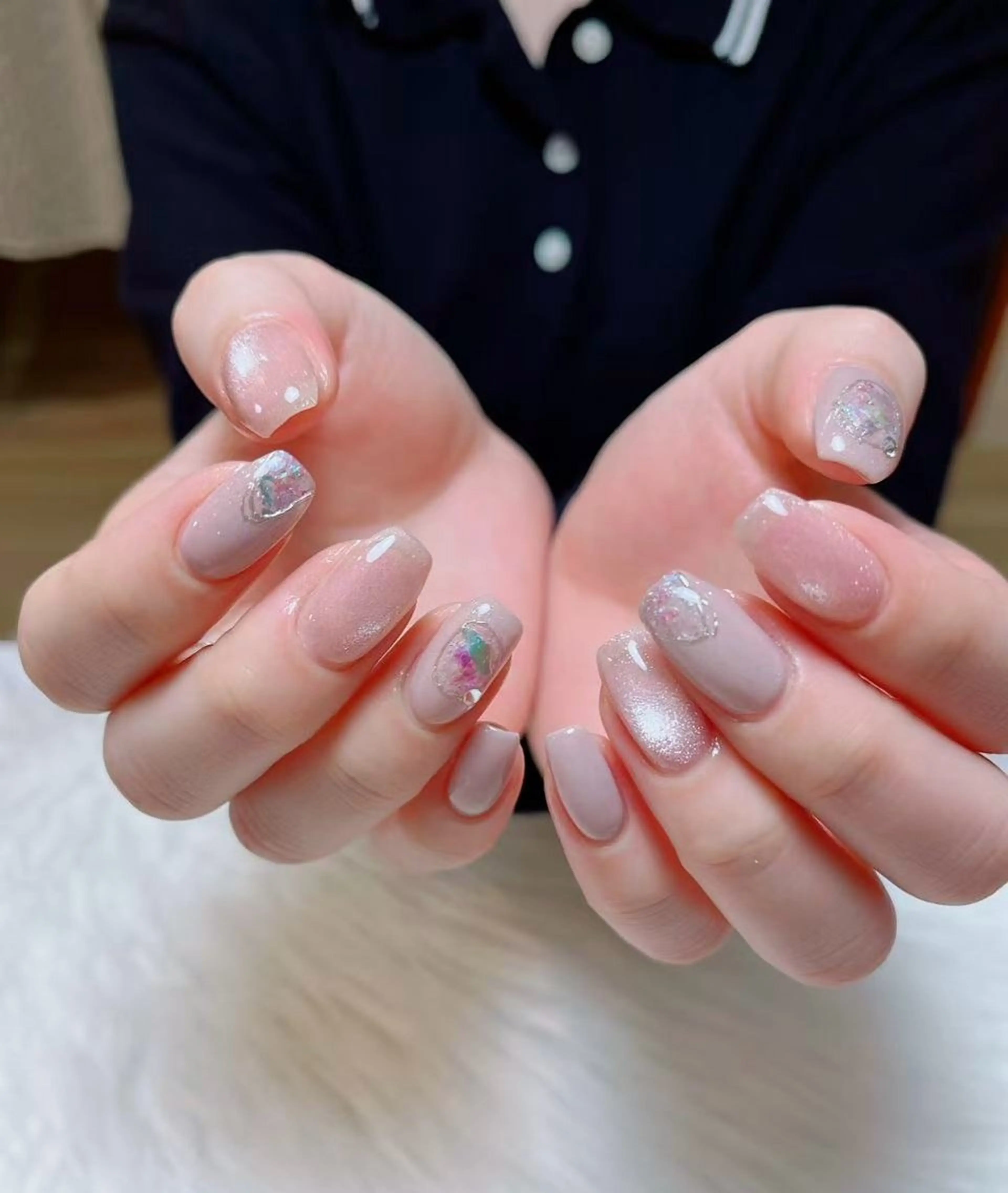 ネイル アートネイル チークネイル 長さ出し フットネイル フレンチネイル ハンドネイル RiRi ネイル/マツエクのネイルデザイン