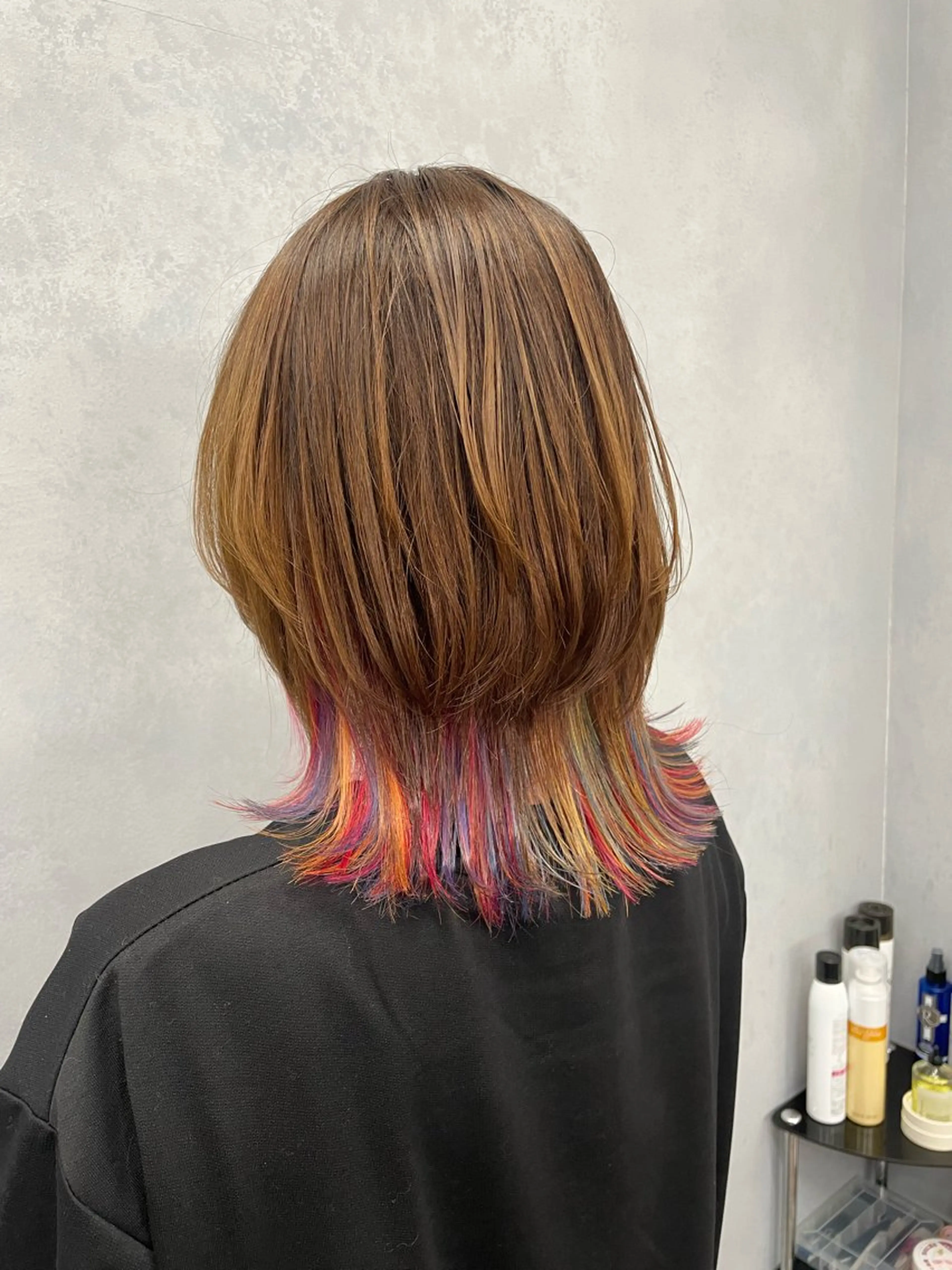 セミロング イエローカラー 🫧艶髪/ブリーチ 🐳honami🫧のヘアスタイル