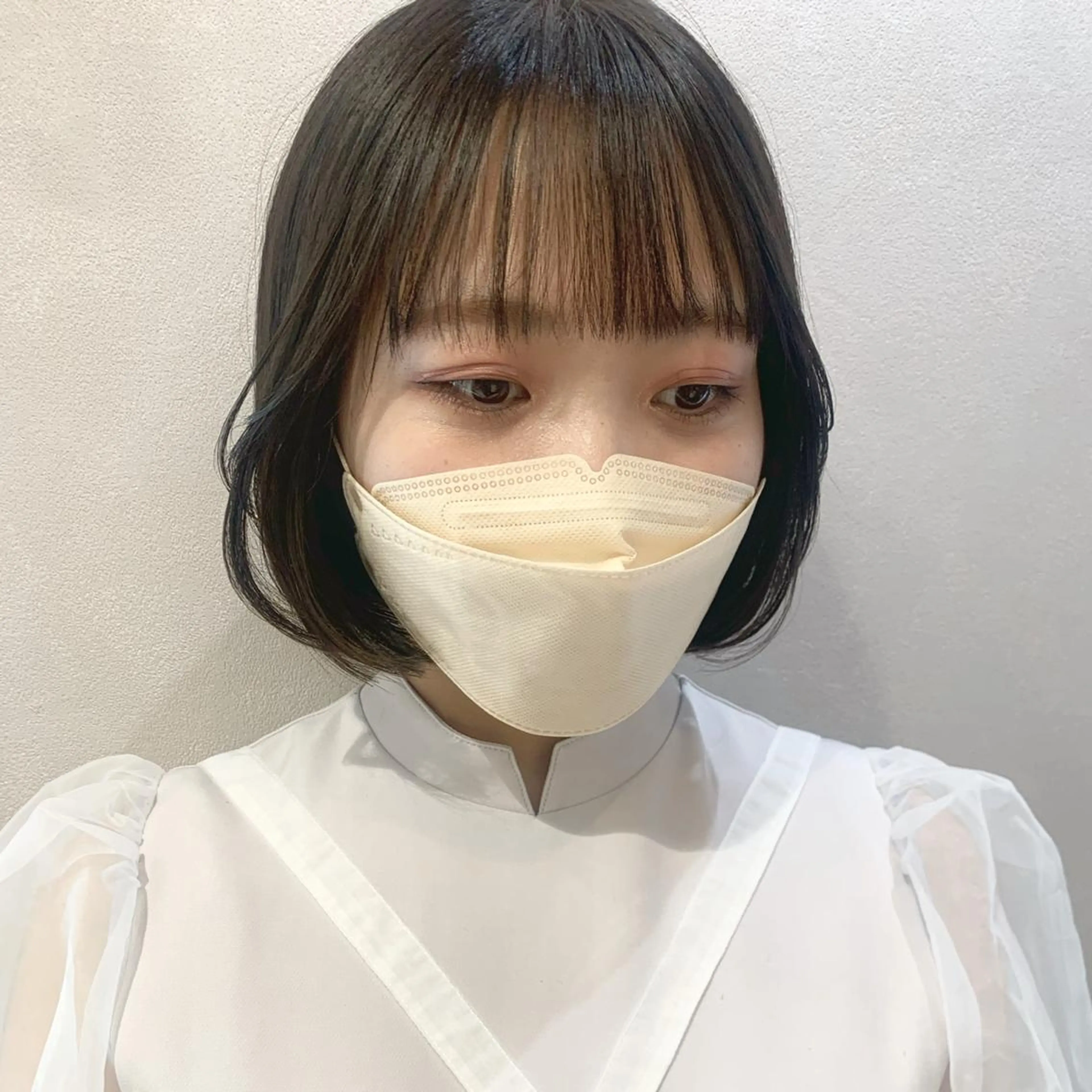 ショート カラー ボブ 韓国風ヘア カット ヘアカラー トリートメント hub hair レイヤー/透明感のヘアスタイル