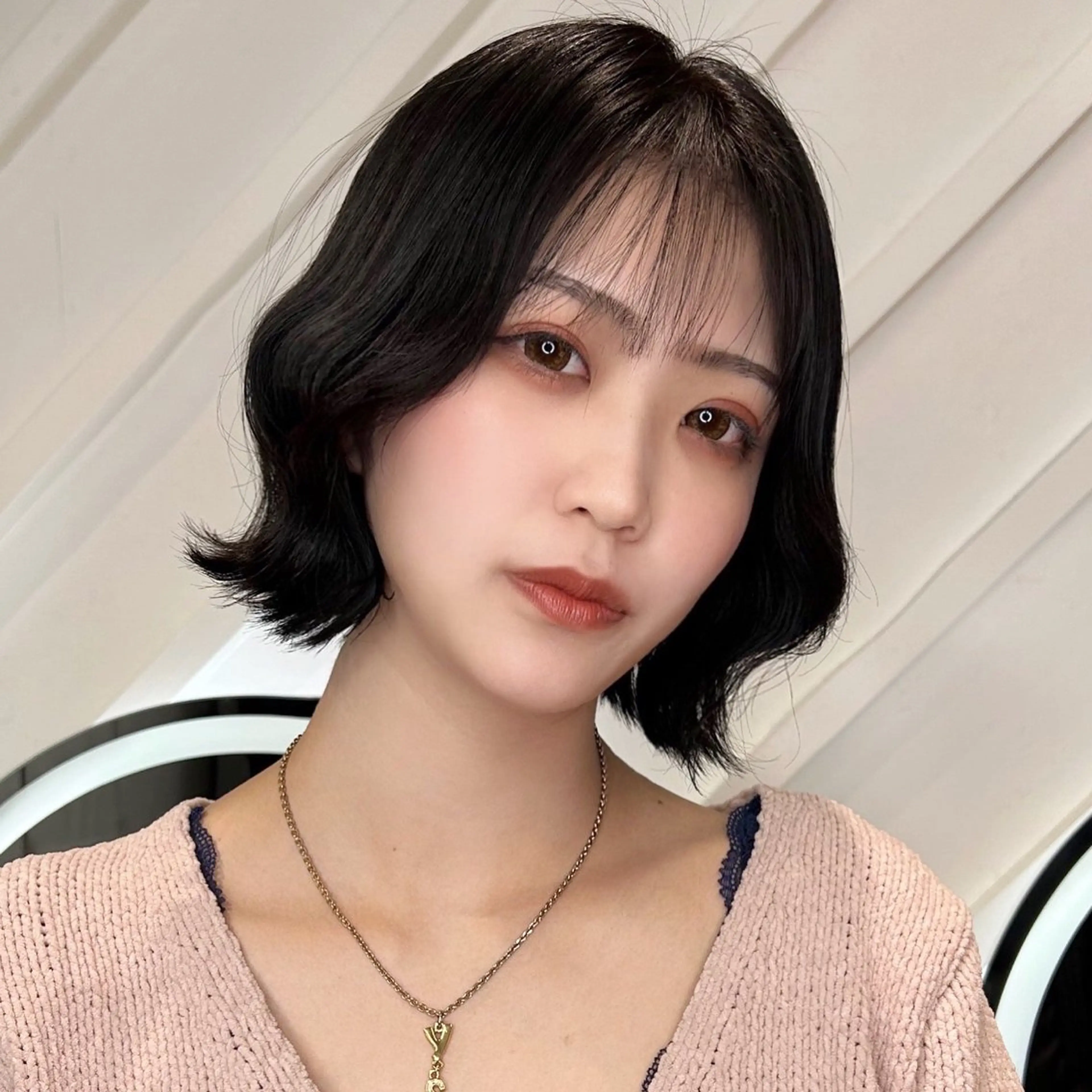 カラー 莉乃/縮毛矯正/髪質 改善/艶カラーのヘアスタイル