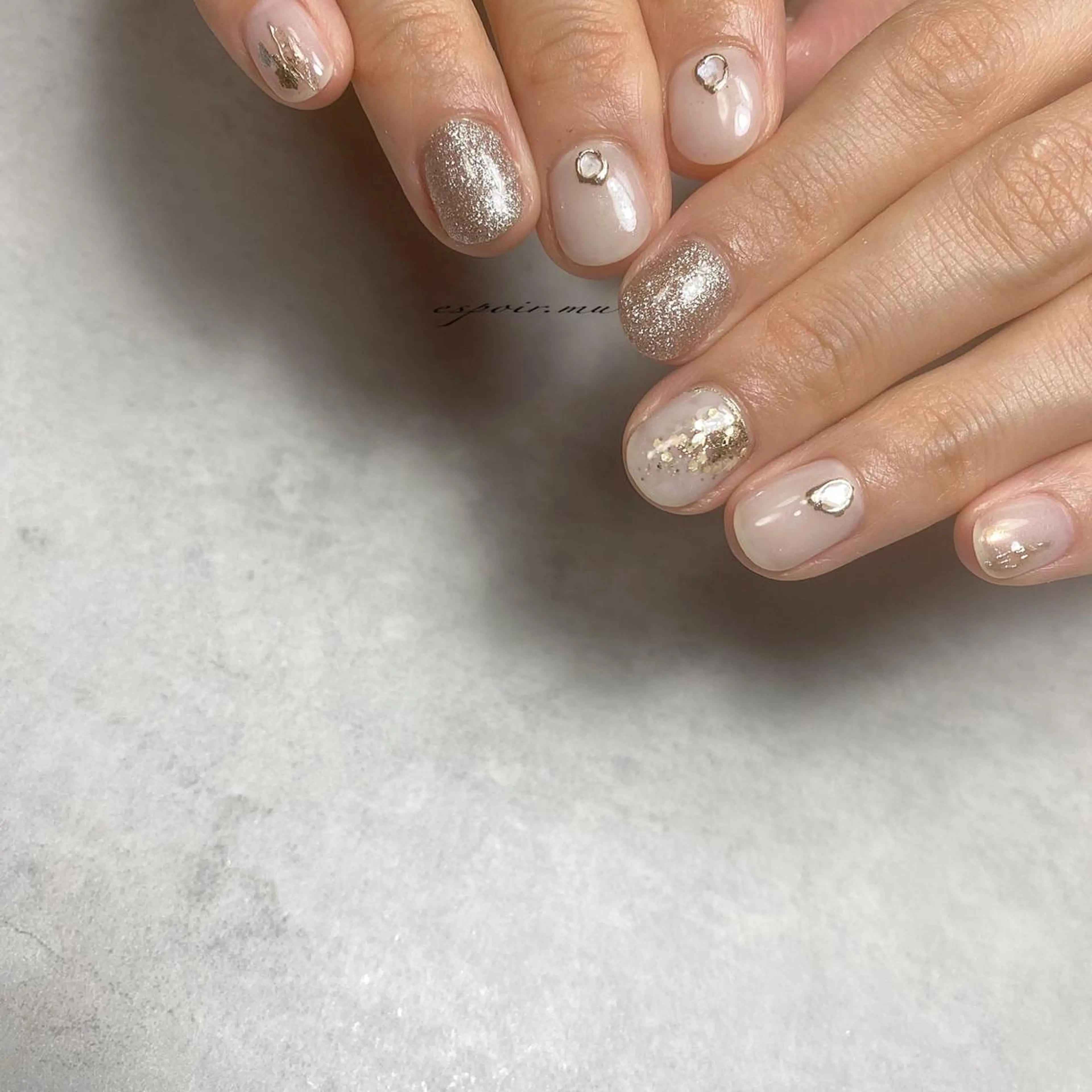 ショート ネイル espoir. muのネイルデザイン