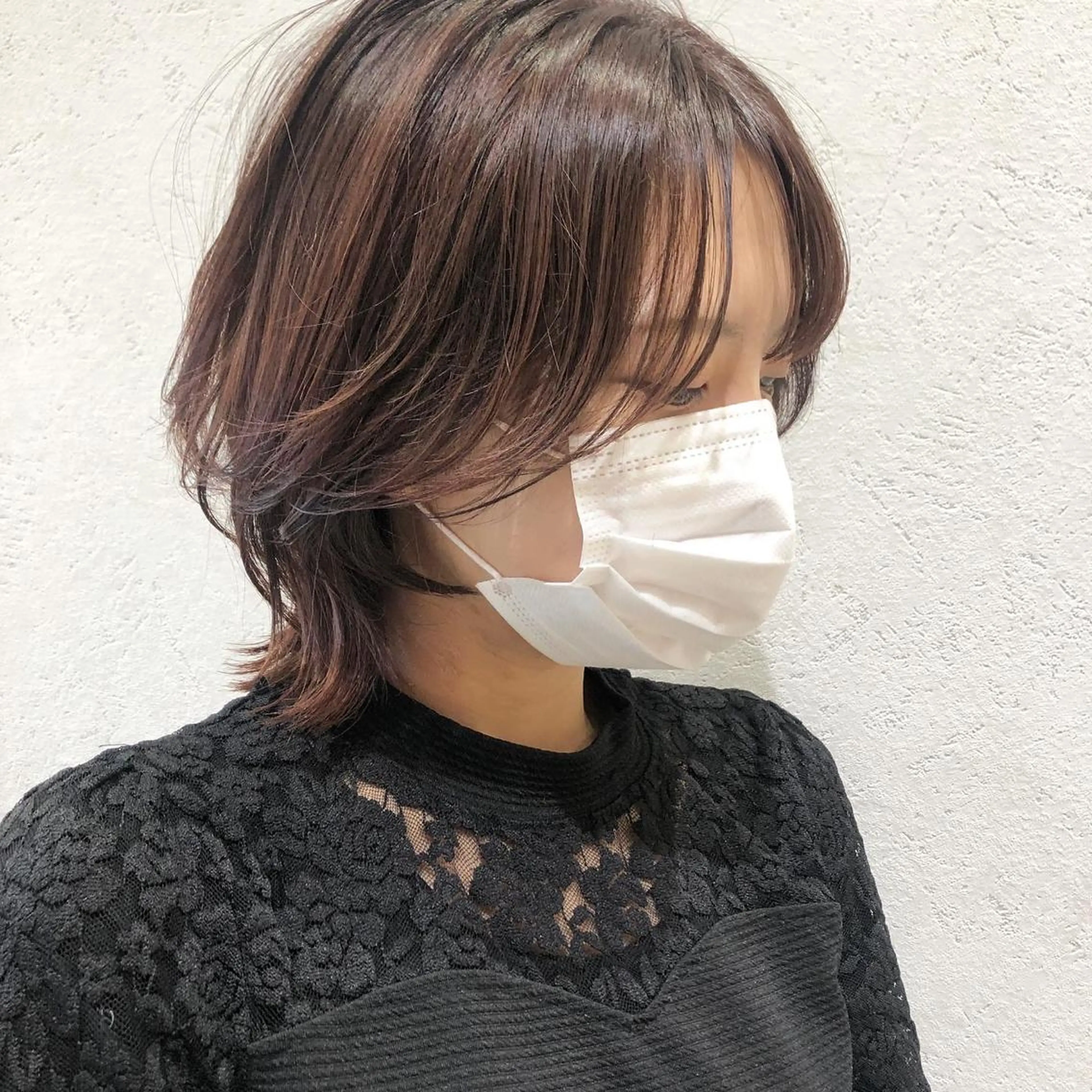 ショート カラー 似合わせ レイヤー須川のヘアスタイル