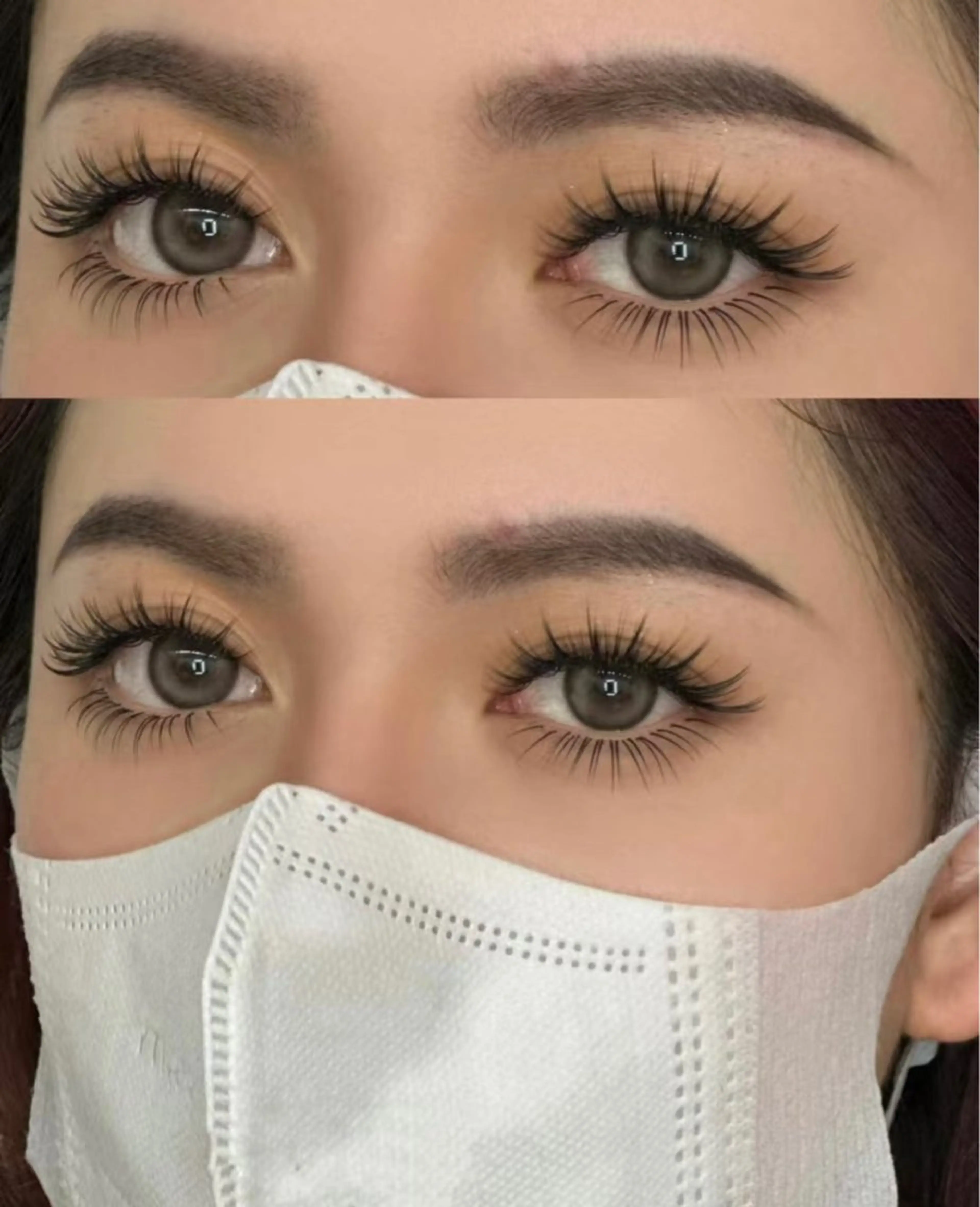 マツエク・マツパ バインドロック カラーマツエク フラットラッシュ ナチュラル パリジェンヌラッシュリフト YK Beauty Salonのマツエク・マツパデザイン