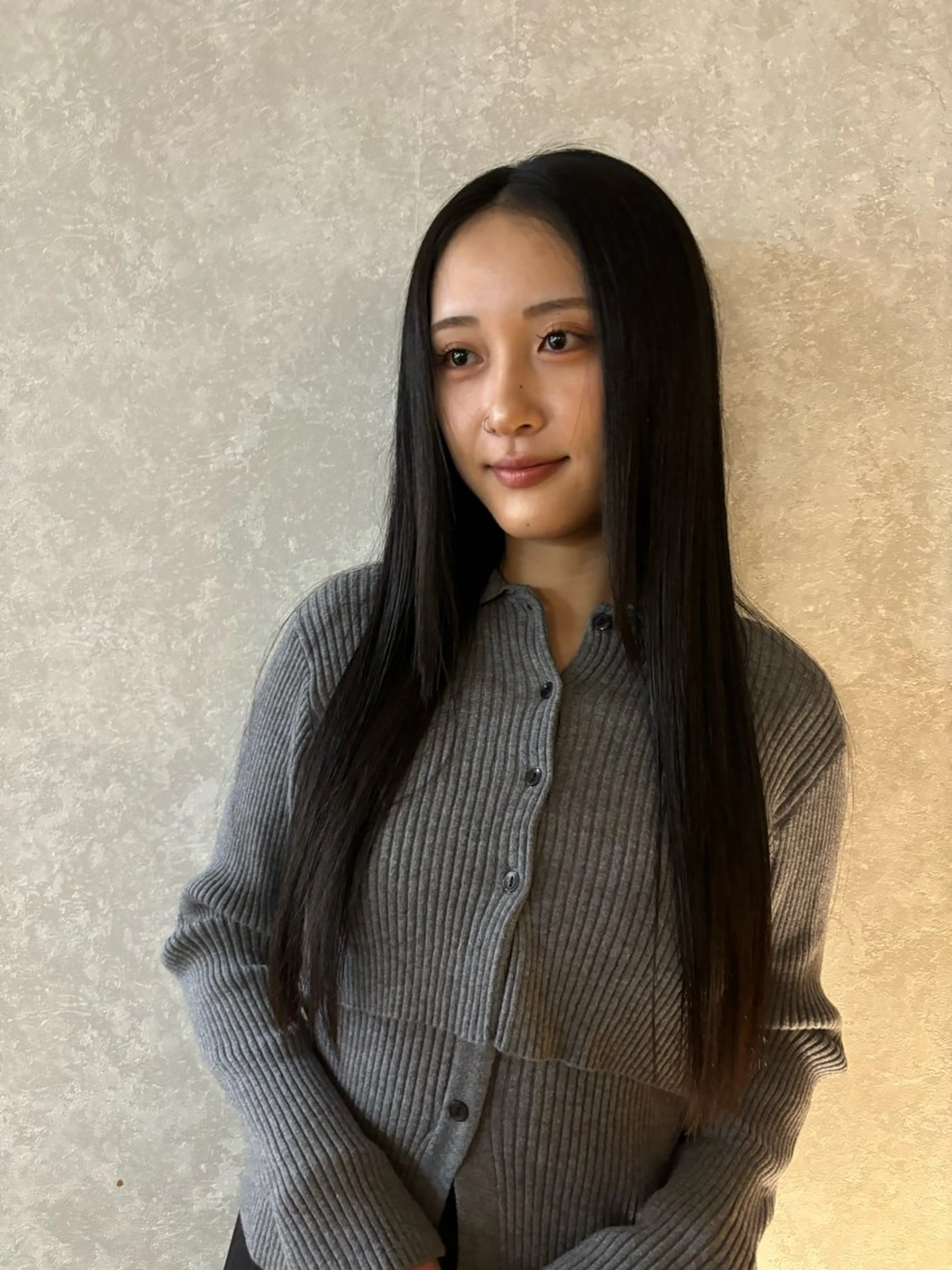 ロング カット ヘアカラー 林　蓮／レイヤー /透明感カラーのヘアスタイル