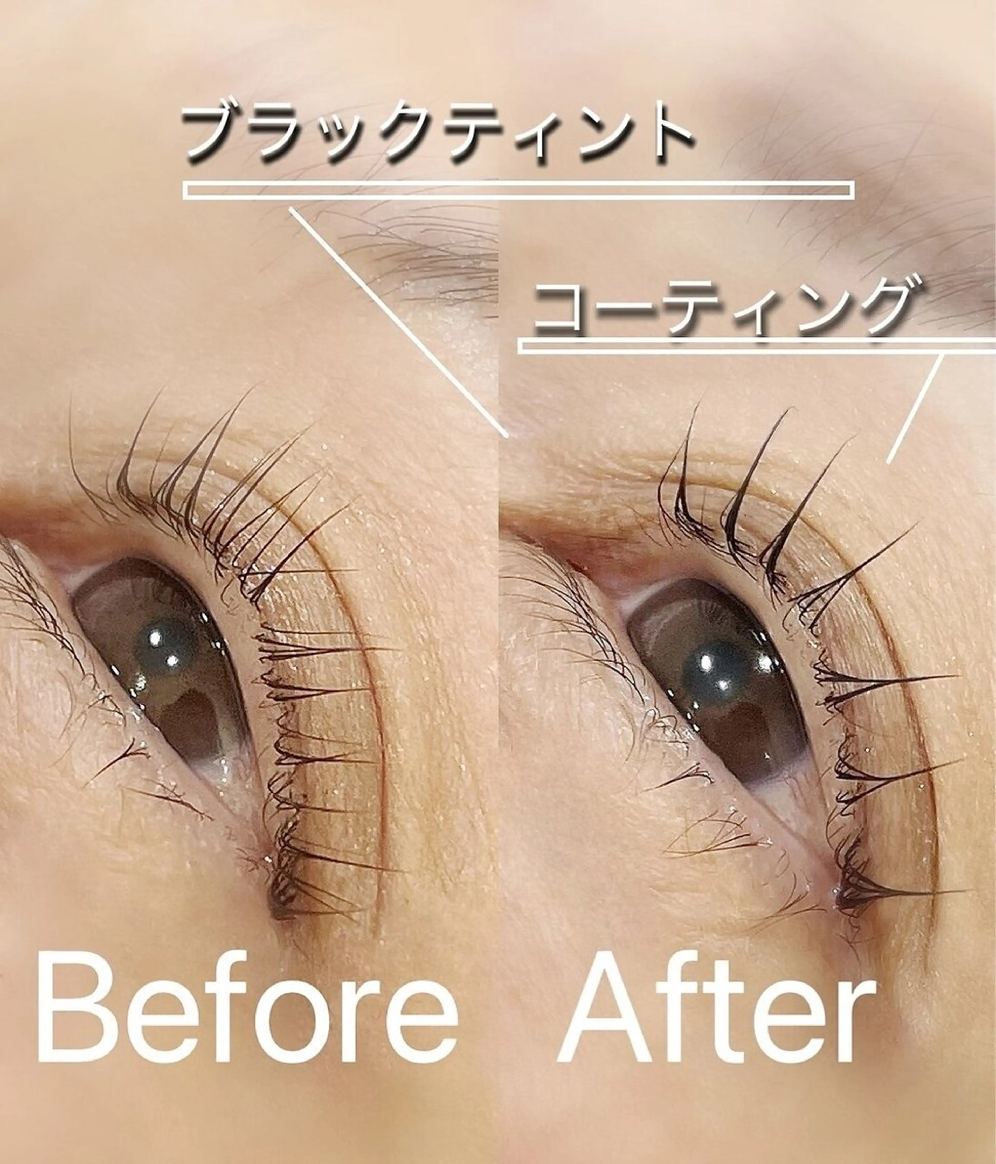 話題の落ちないマスカラ🫶🏻ブラックティントパーマ/韓国/パーマの種類選べますの写真