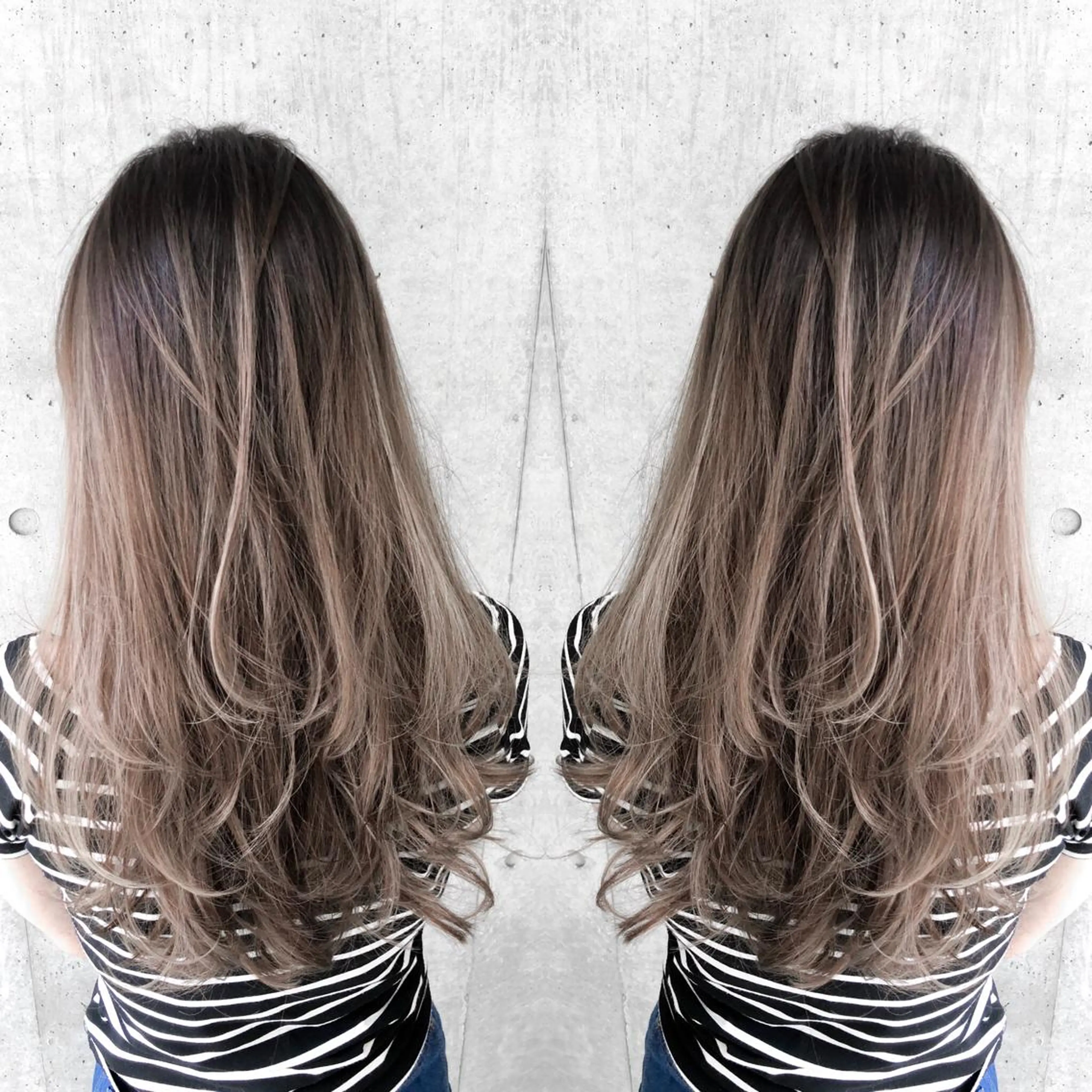 ロング カラー ハイライト/髪質改善 ans/黒木 和大のヘアスタイル