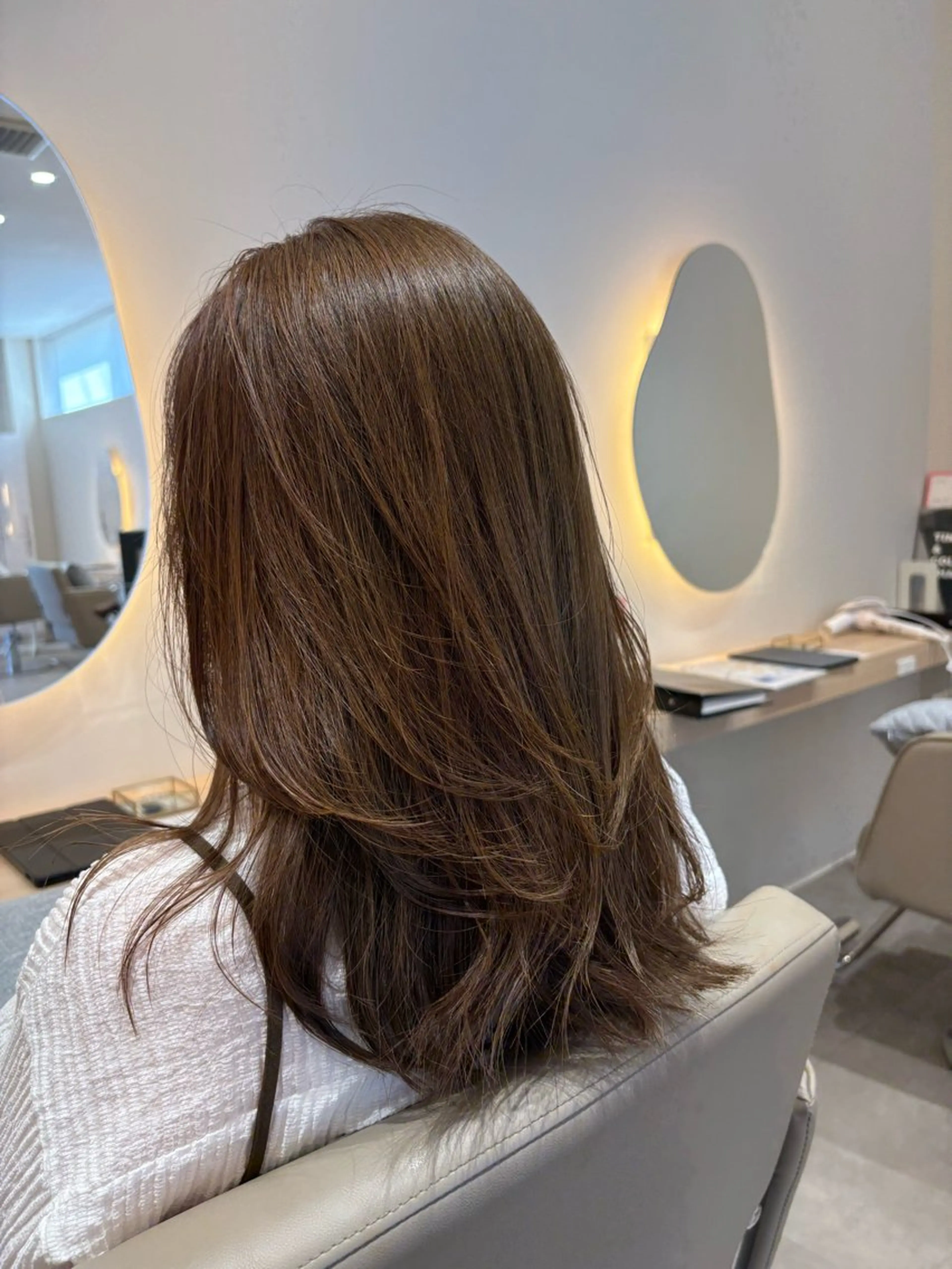 ロング カラー カット ヘアカラー レイヤー/透明感/髪 質改善/メンズ/佐藤のヘアスタイル