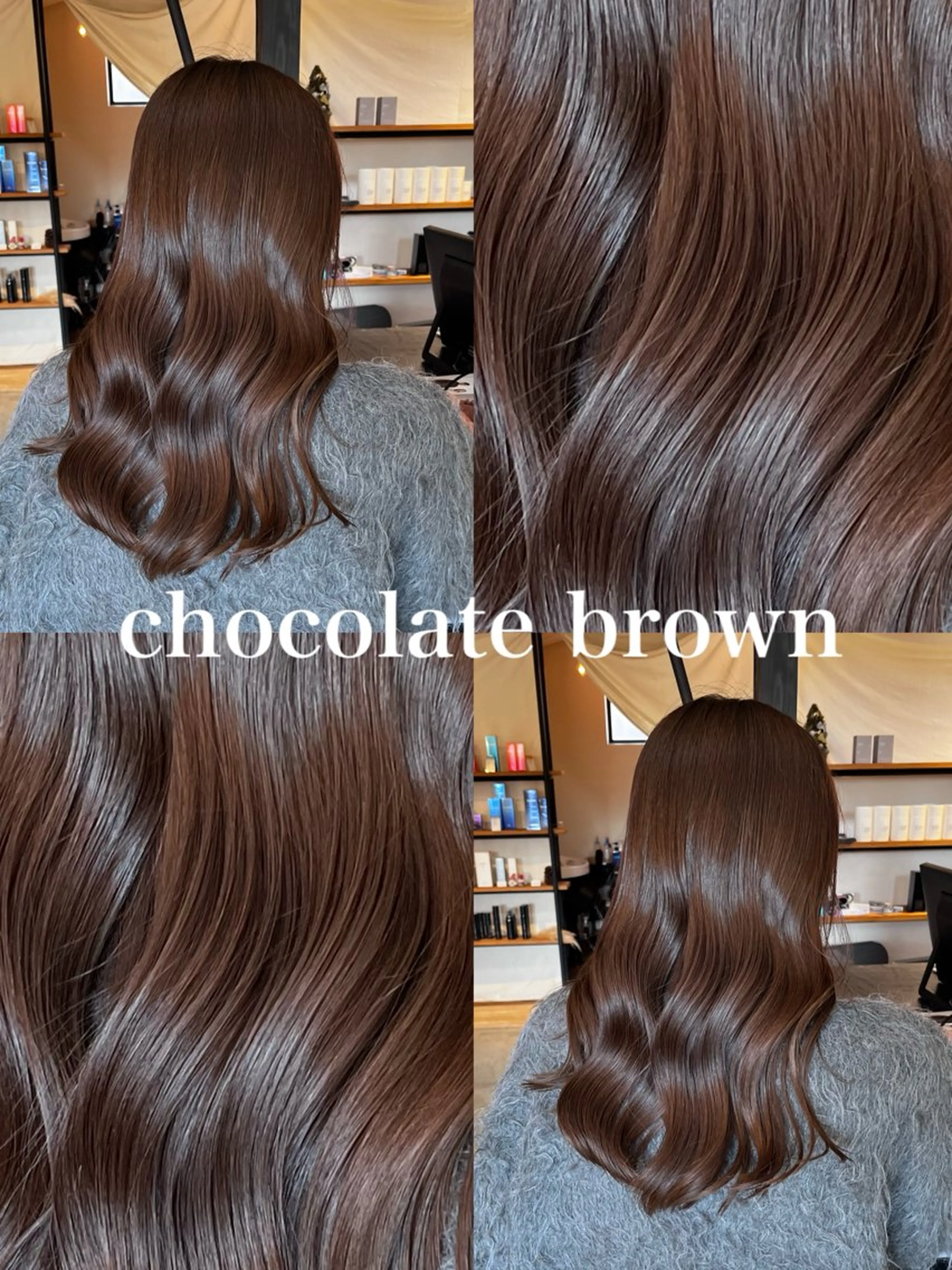 ロング カラー Lapis上地所属・ふじわらはゆ/髪質改 善/透明感カラーのヘアスタイル