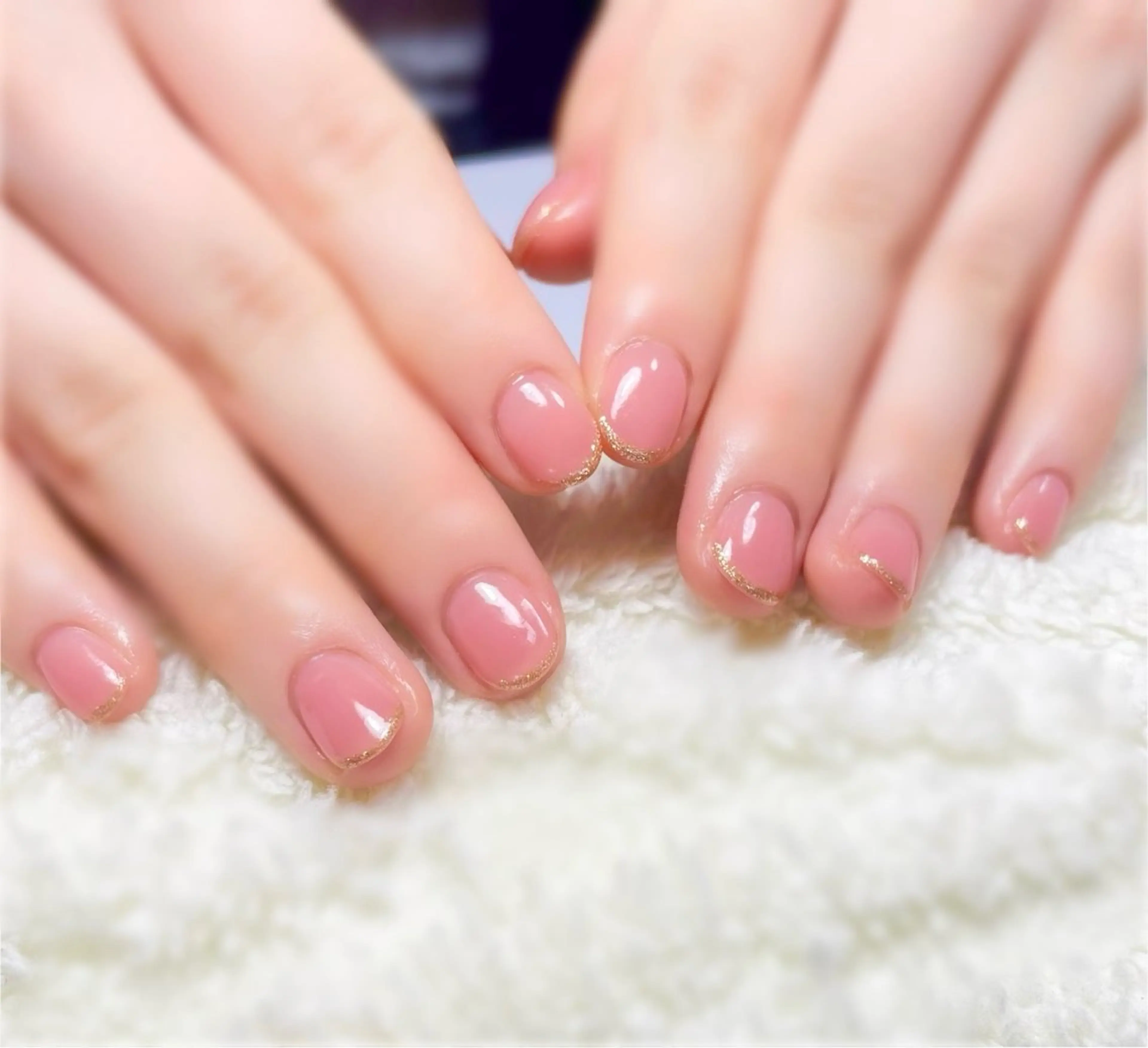 ネイル ピンク ショートネイル ハンドネイル Chicchi 加茂宮駅徒歩3分のネイルデザイン