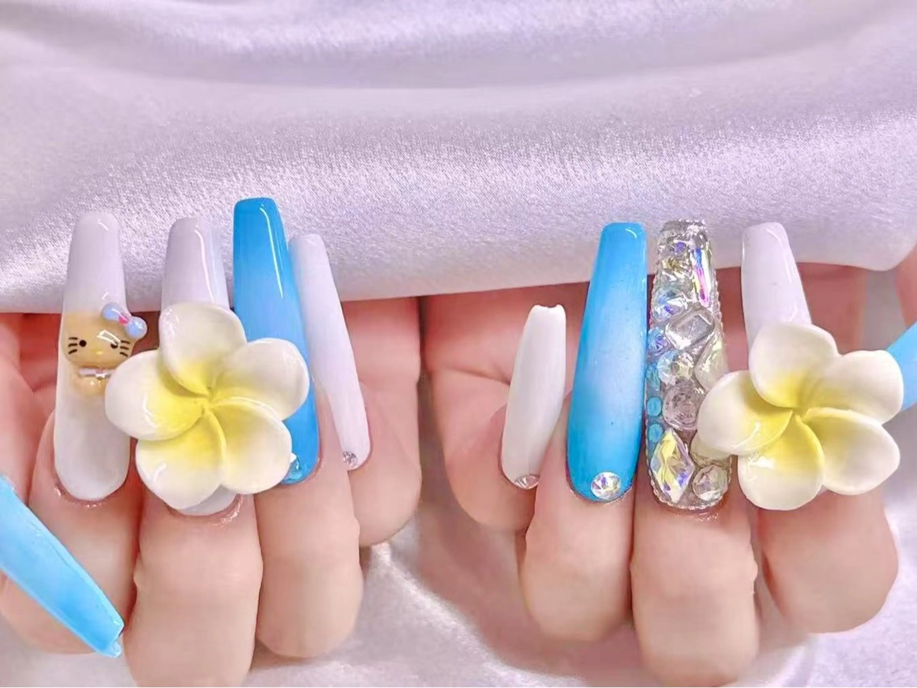 【ロングスカルプチップ※1枚MAX】120分デザイン放題コース¥15980→¥14980の写真