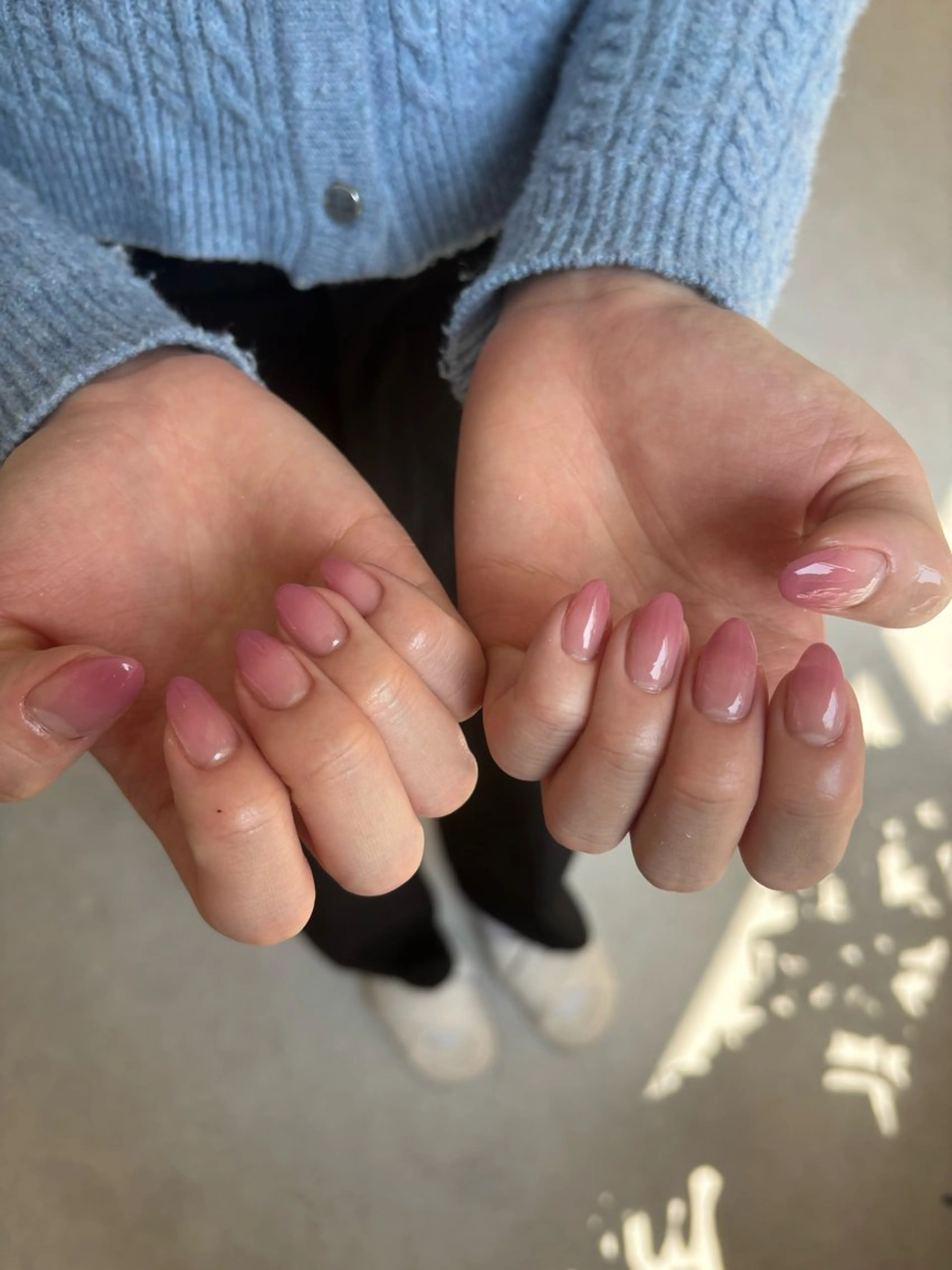 ネイル グラデーション ピンク ハンドネイル Hanana Nail所属・Hanana Nail Hanaのネイルデザイン