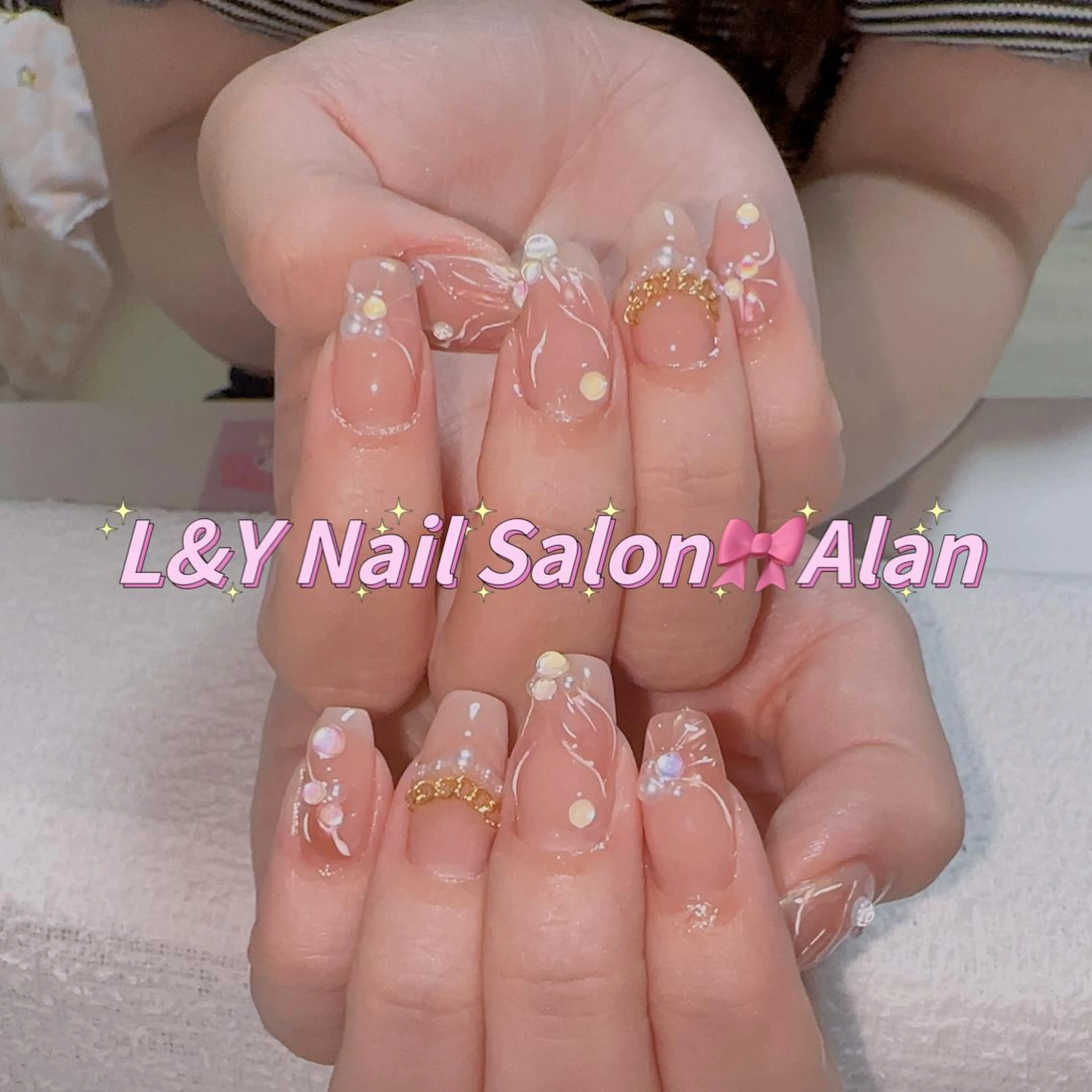 ネイル ハンドネイル ハンドケア L&Y Nail🎀 思雪のネイルデザイン
