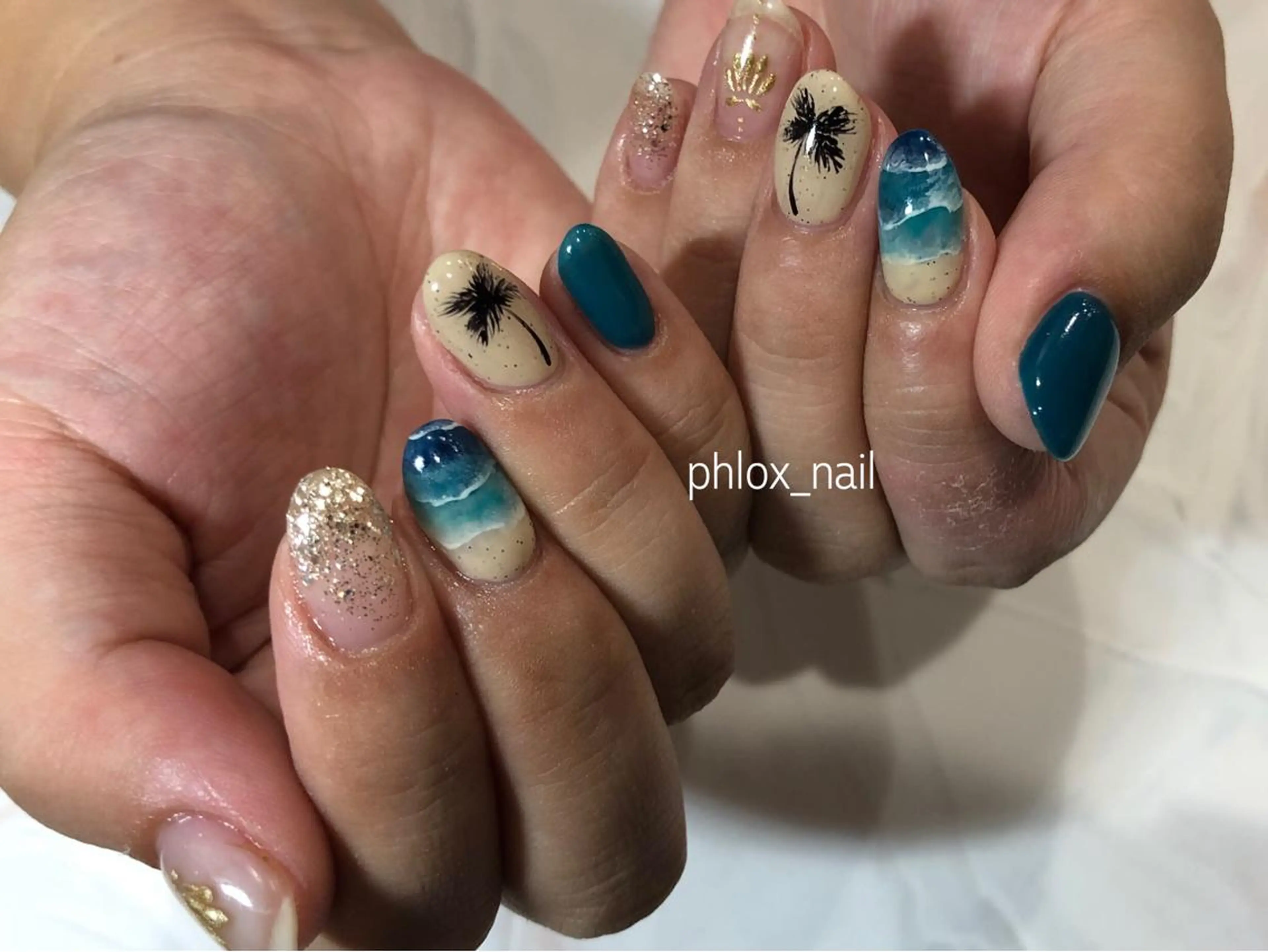 ネイル s/w ＿shokoのネイルデザイン