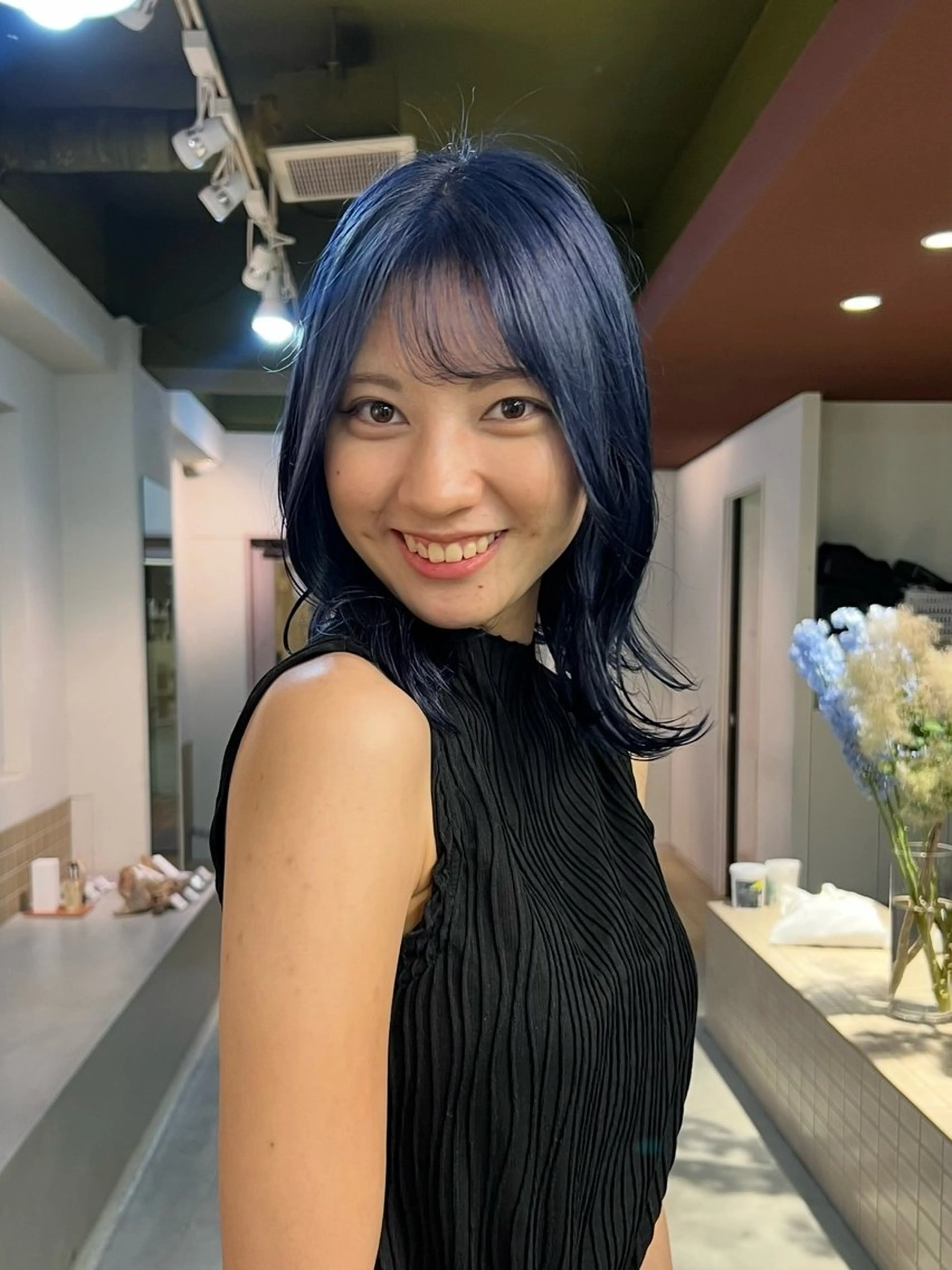 ミディアム ヘアカラー koe'（コエ）所属・【koé/コエ】 めめのヘアスタイル