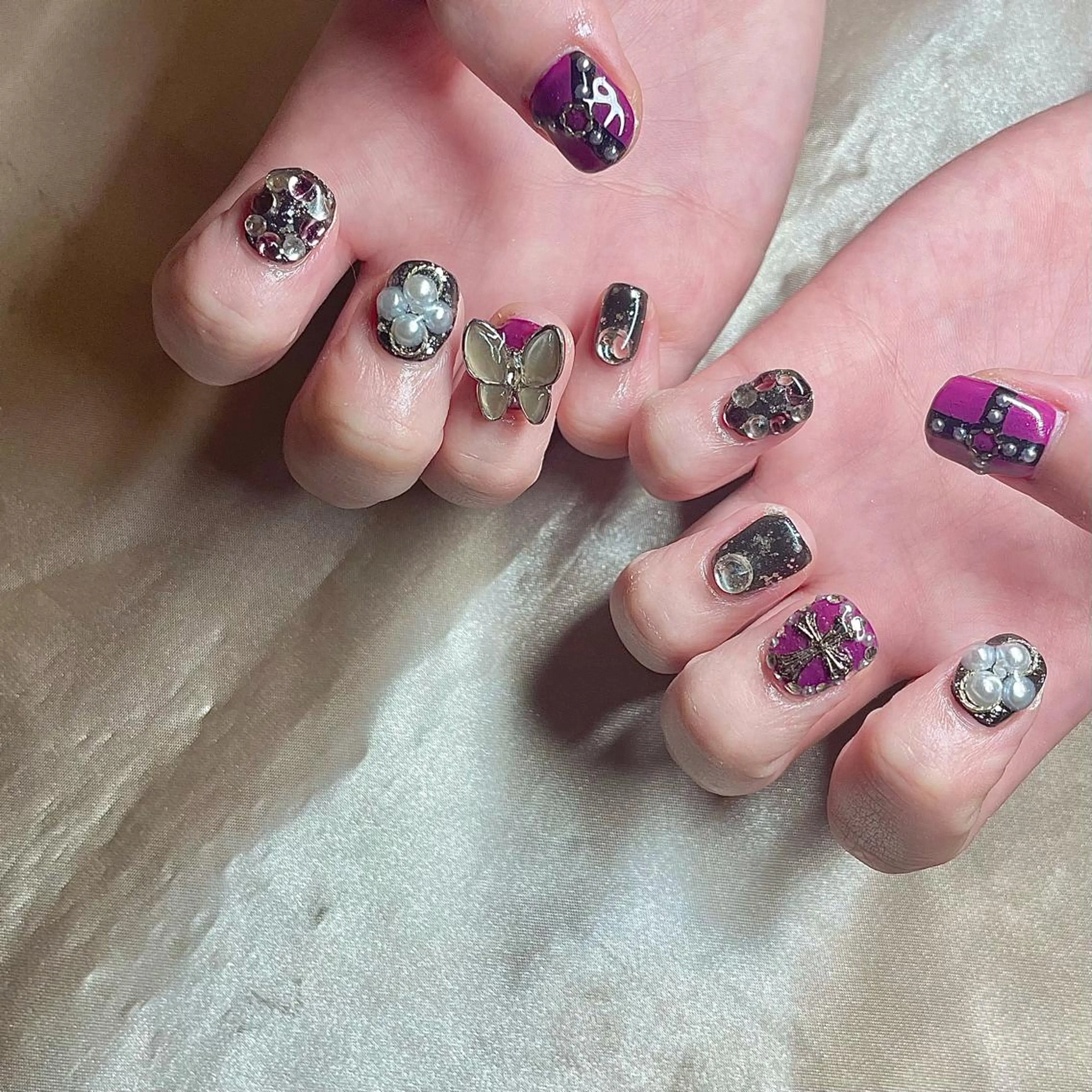 ショート パーマ ヘアアレンジ メンズ ネイル マツエク・マツパ nail&eye Aoのマツエク・マツパデザイン