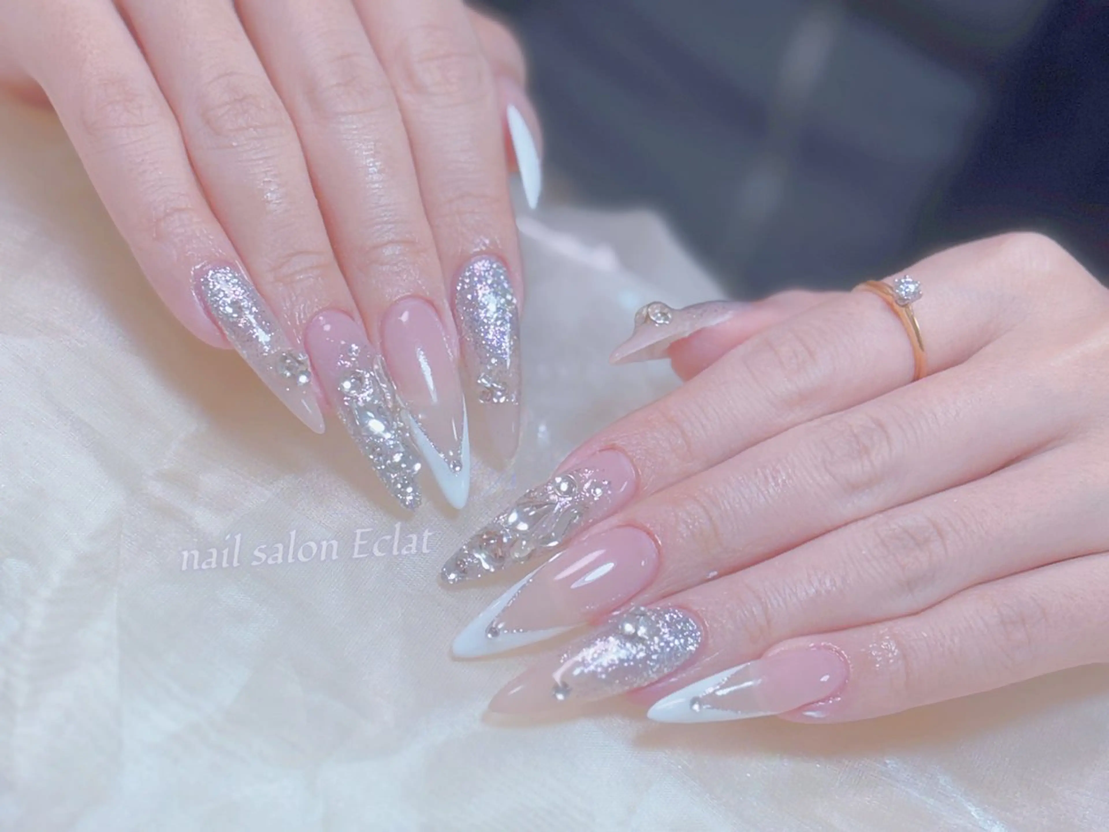 ネイル ハンドネイル ネイルサロンエクラ 🫧Shizukaのネイルデザイン